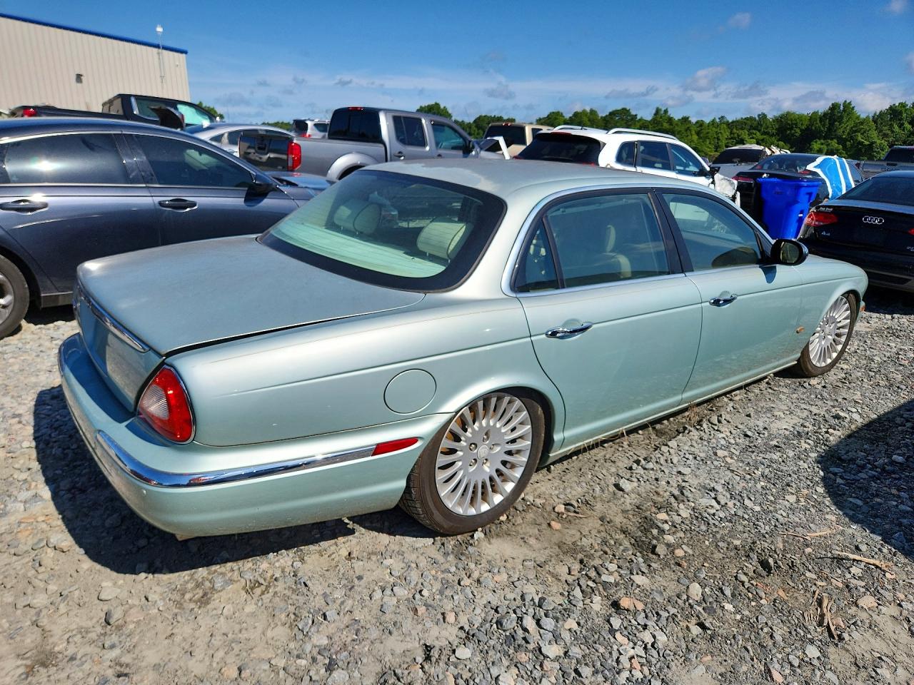2006 Jaguar Vandenplas Синий vin: SAJWA82B76SH02807