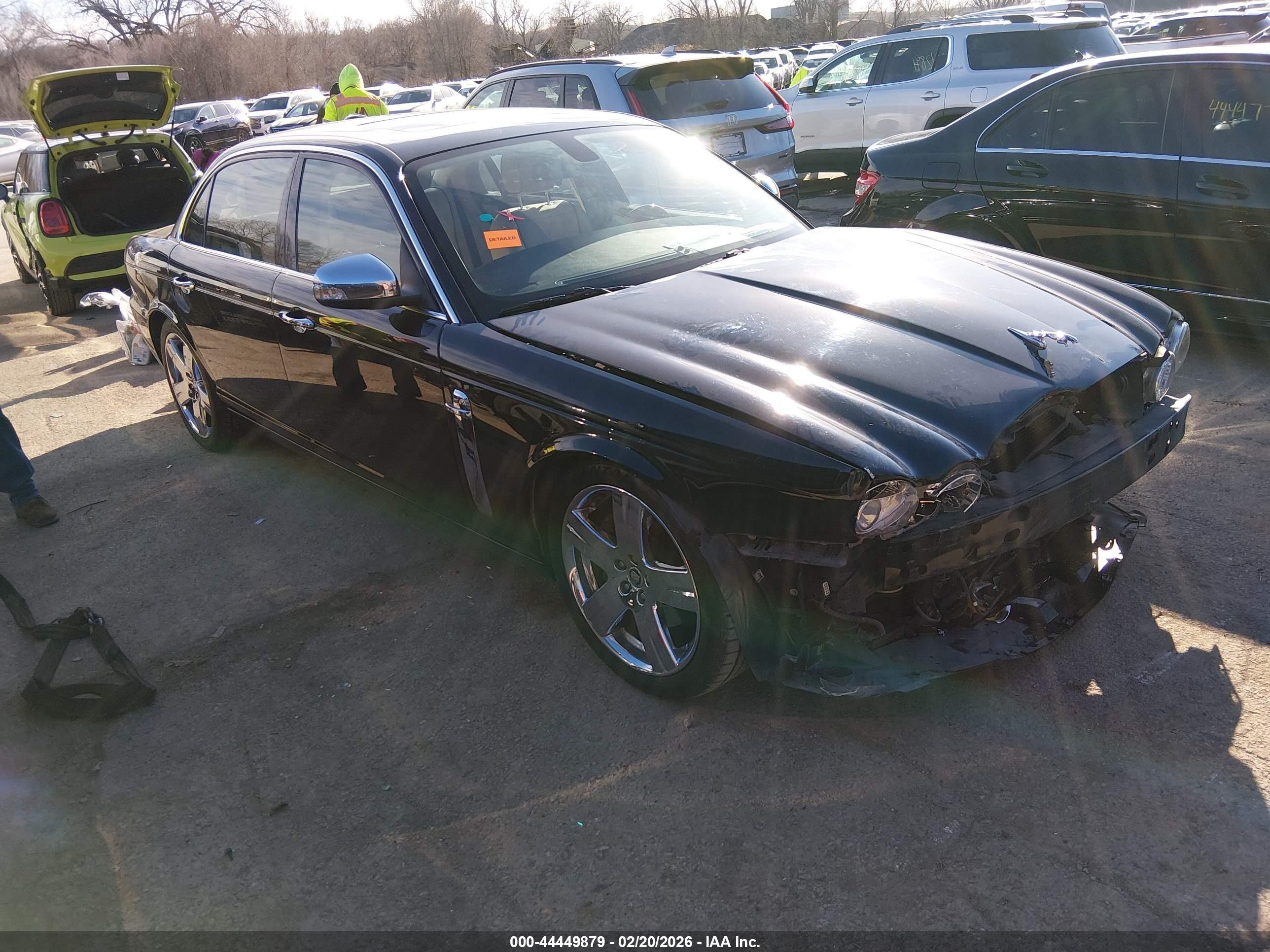 2008 Jaguar Xj Vanden Plas Black vin: SAJWA82B78SH29363