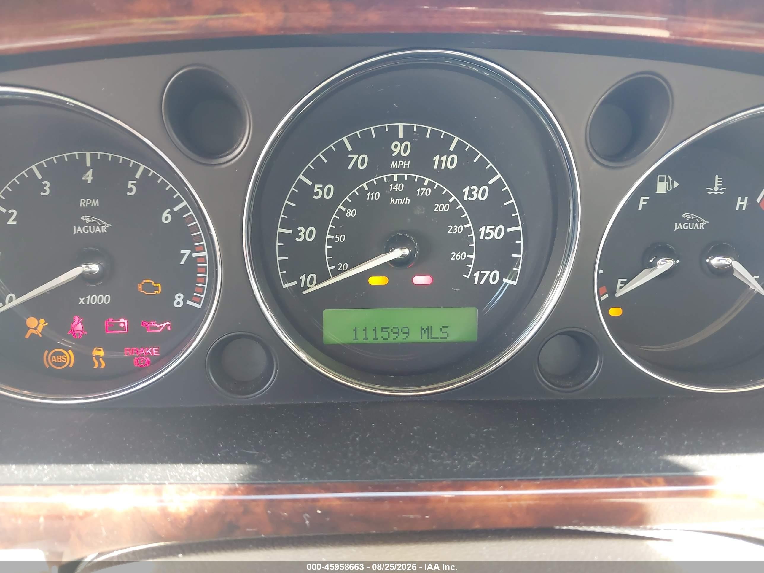 2005 Jaguar Xj Vanden Plas Gold vin: SAJWA82C15SG43292