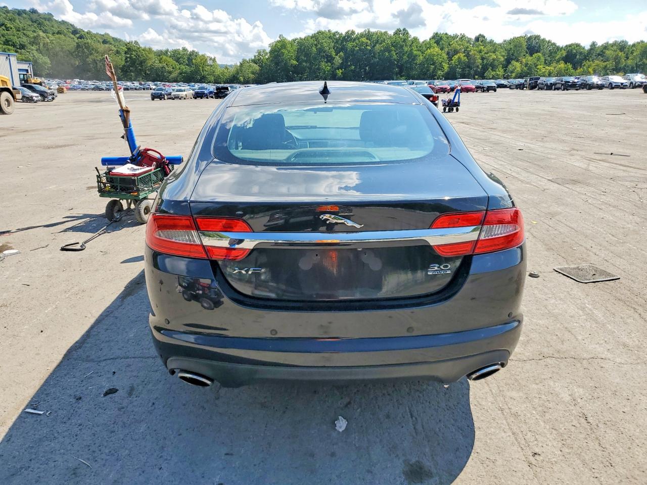 2013 Jaguar Xf Black vin: SAJWJ0EF1D8U07046
