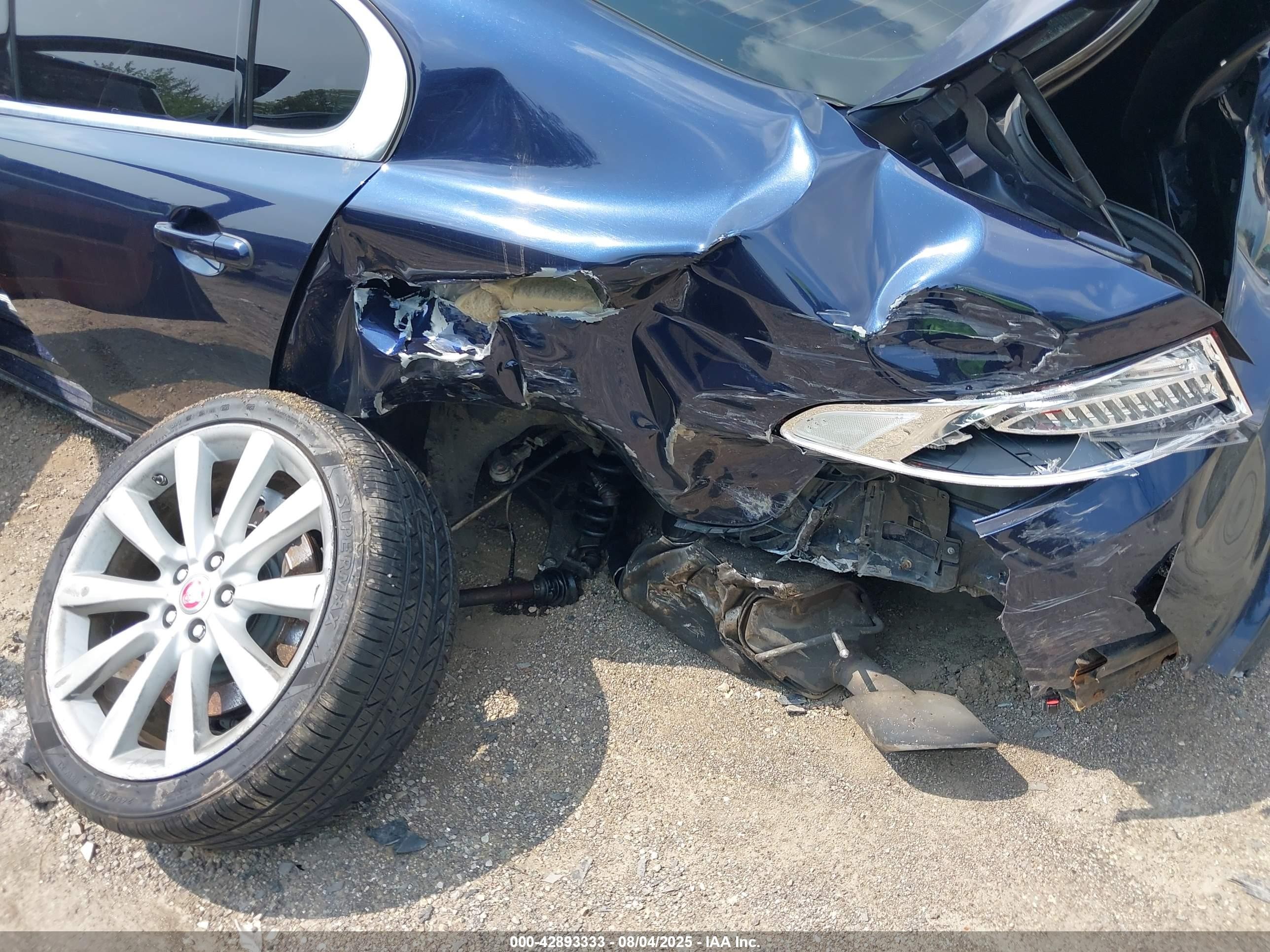 2014 Jaguar Xf V6 Sc Синий vin: SAJWJ0EF1E8U10112