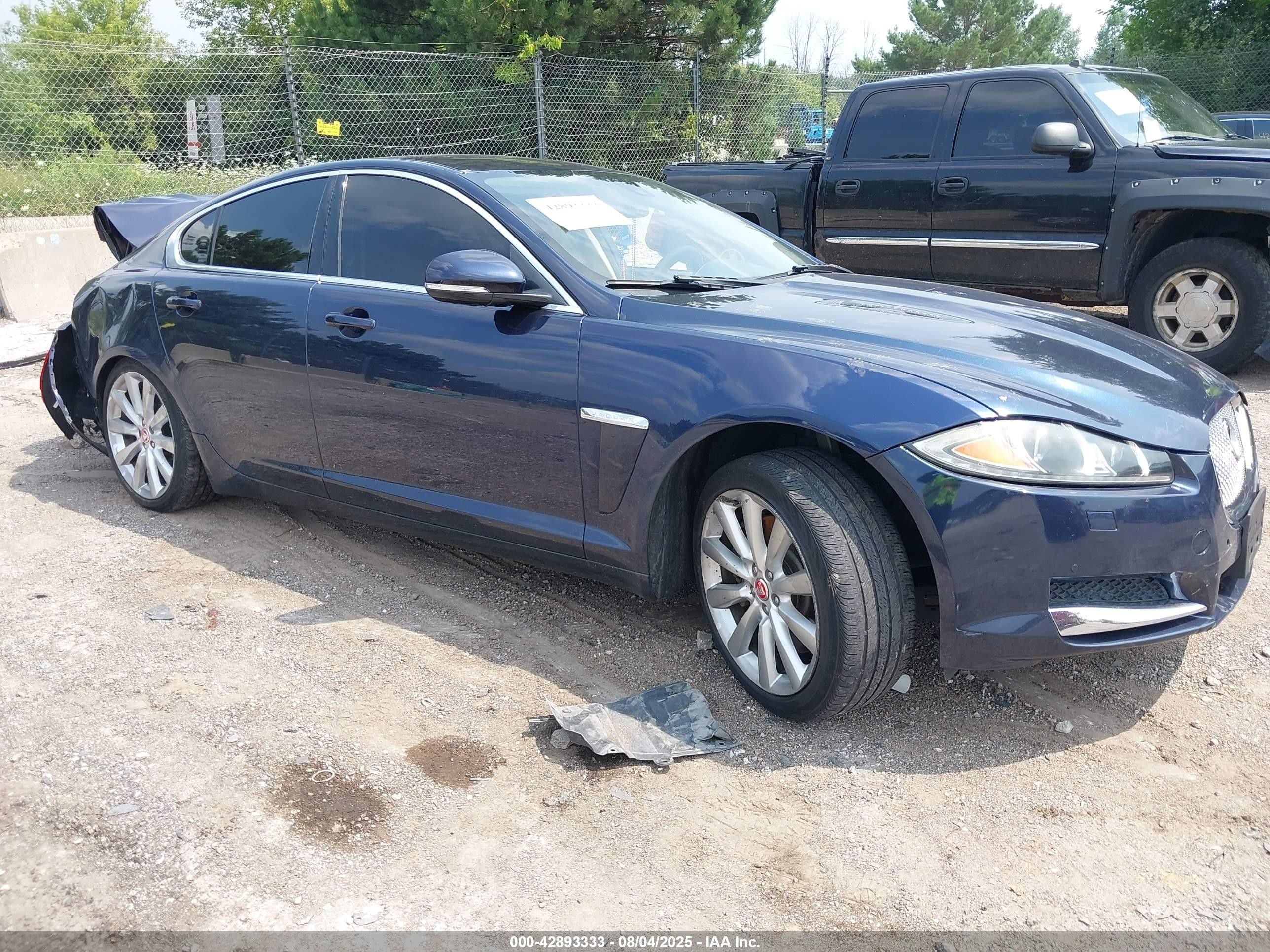 2014 Jaguar Xf V6 Sc Blue vin: SAJWJ0EF1E8U10112