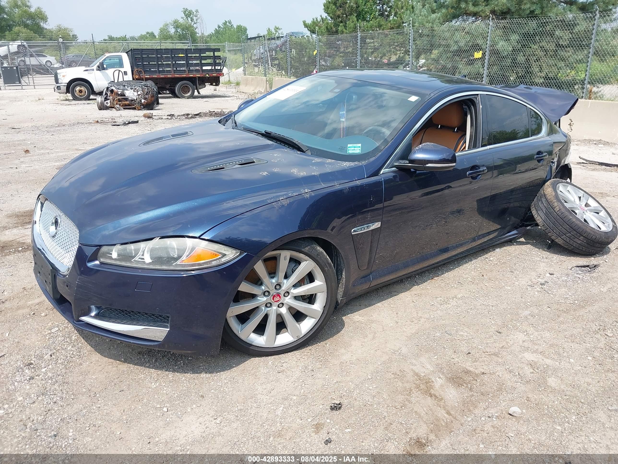 2014 Jaguar Xf V6 Sc Синий vin: SAJWJ0EF1E8U10112