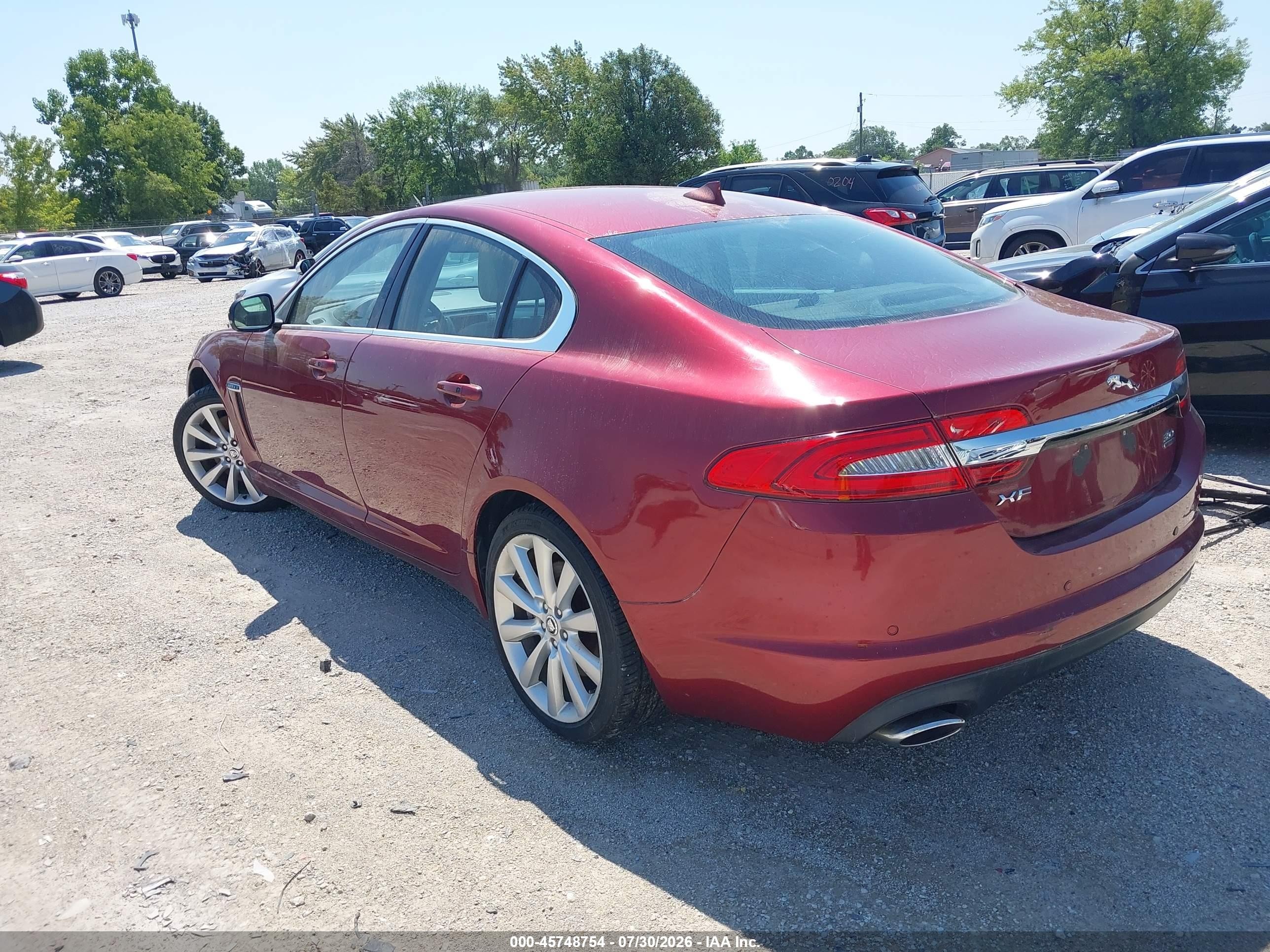 2013 Jaguar Xf V6 Sc Красный vin: SAJWJ0EF4D8S83838