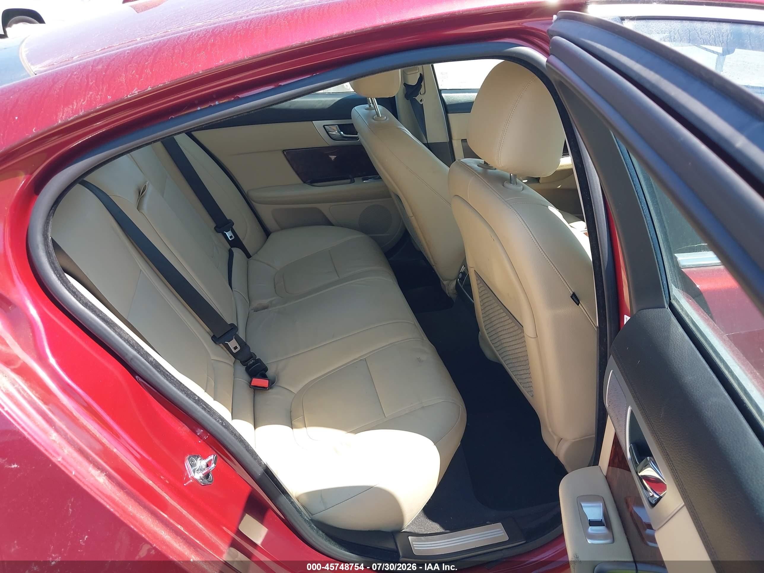 2013 Jaguar Xf V6 Sc Красный vin: SAJWJ0EF4D8S83838