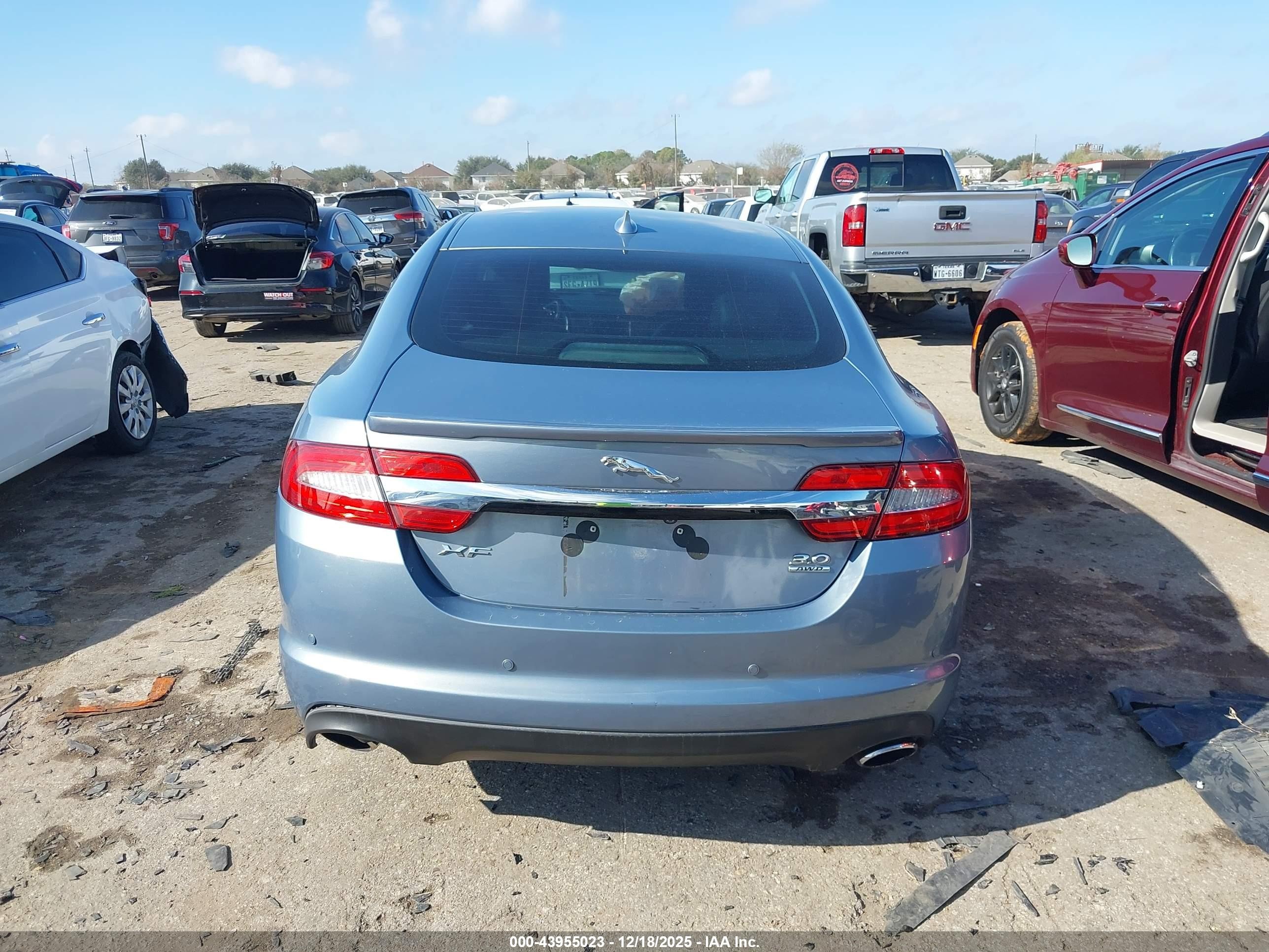 2013 Jaguar Xf V6 Sc Синий vin: SAJWJ0EF4D8S87128