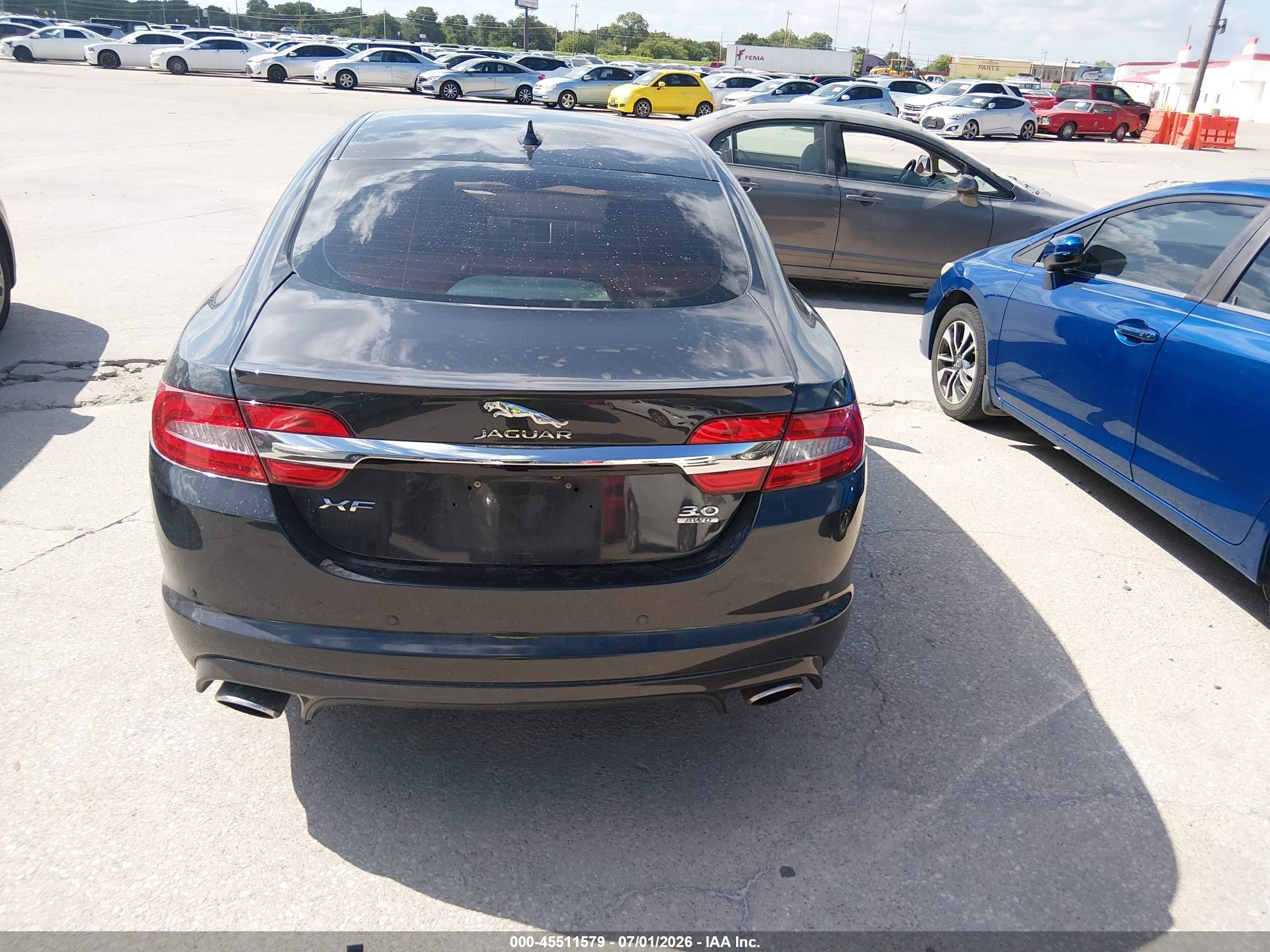 2014 Jaguar Xf V6 Sc Black vin: SAJWJ0EF4E8U12856