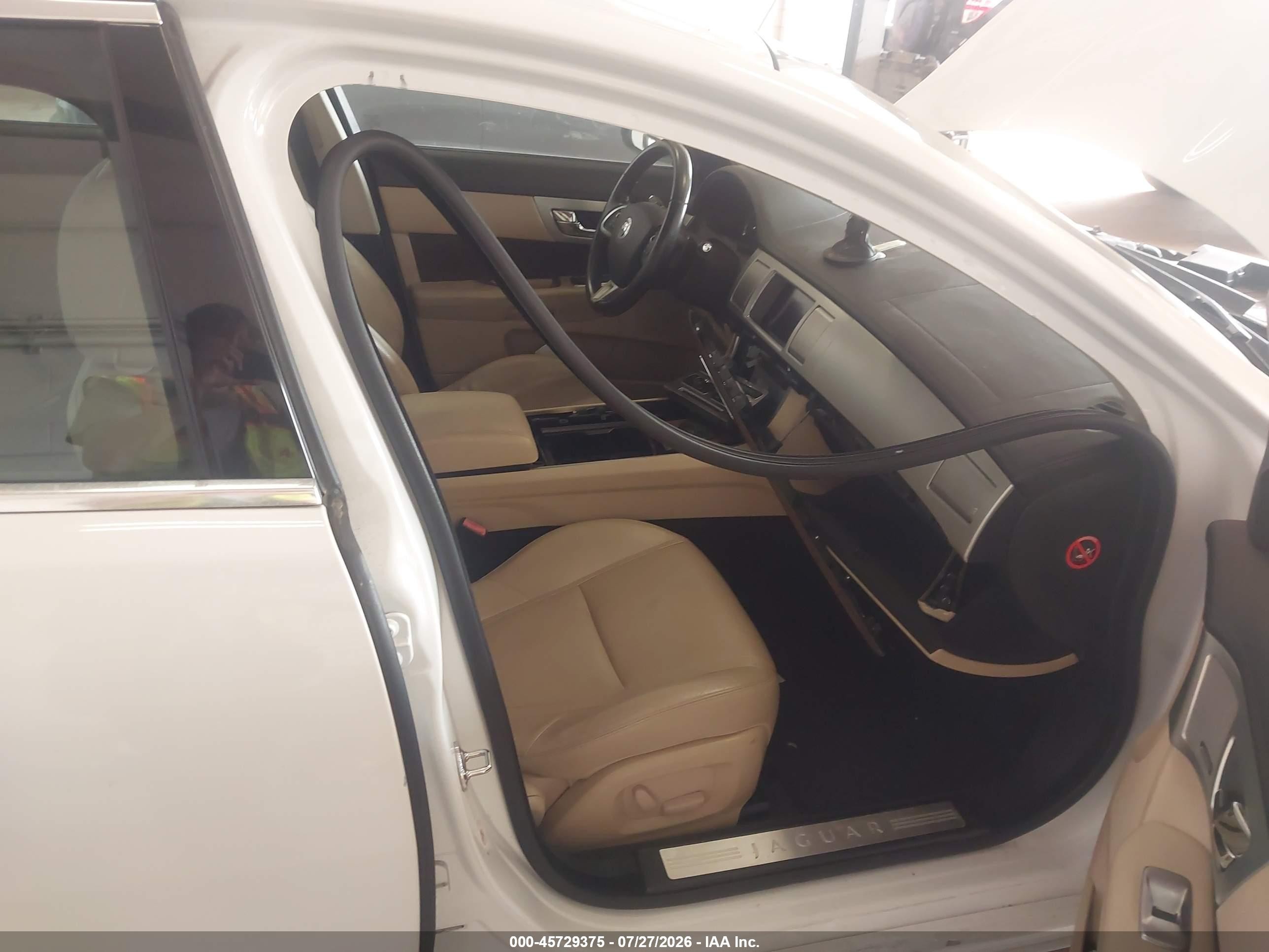 2013 Jaguar Xf V6 Sc White vin: SAJWJ0EF7D8S88645