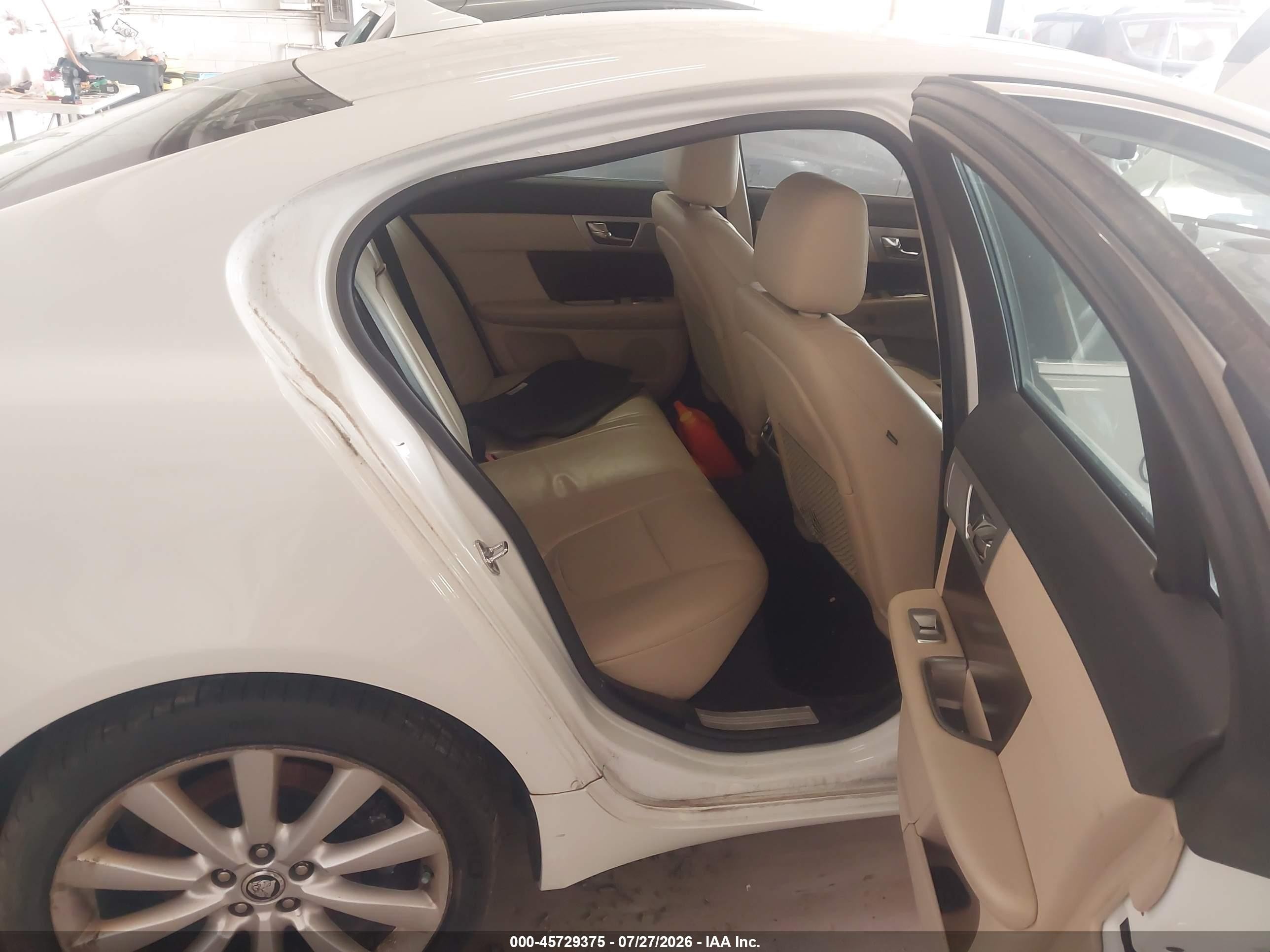 2013 Jaguar Xf V6 Sc White vin: SAJWJ0EF7D8S88645