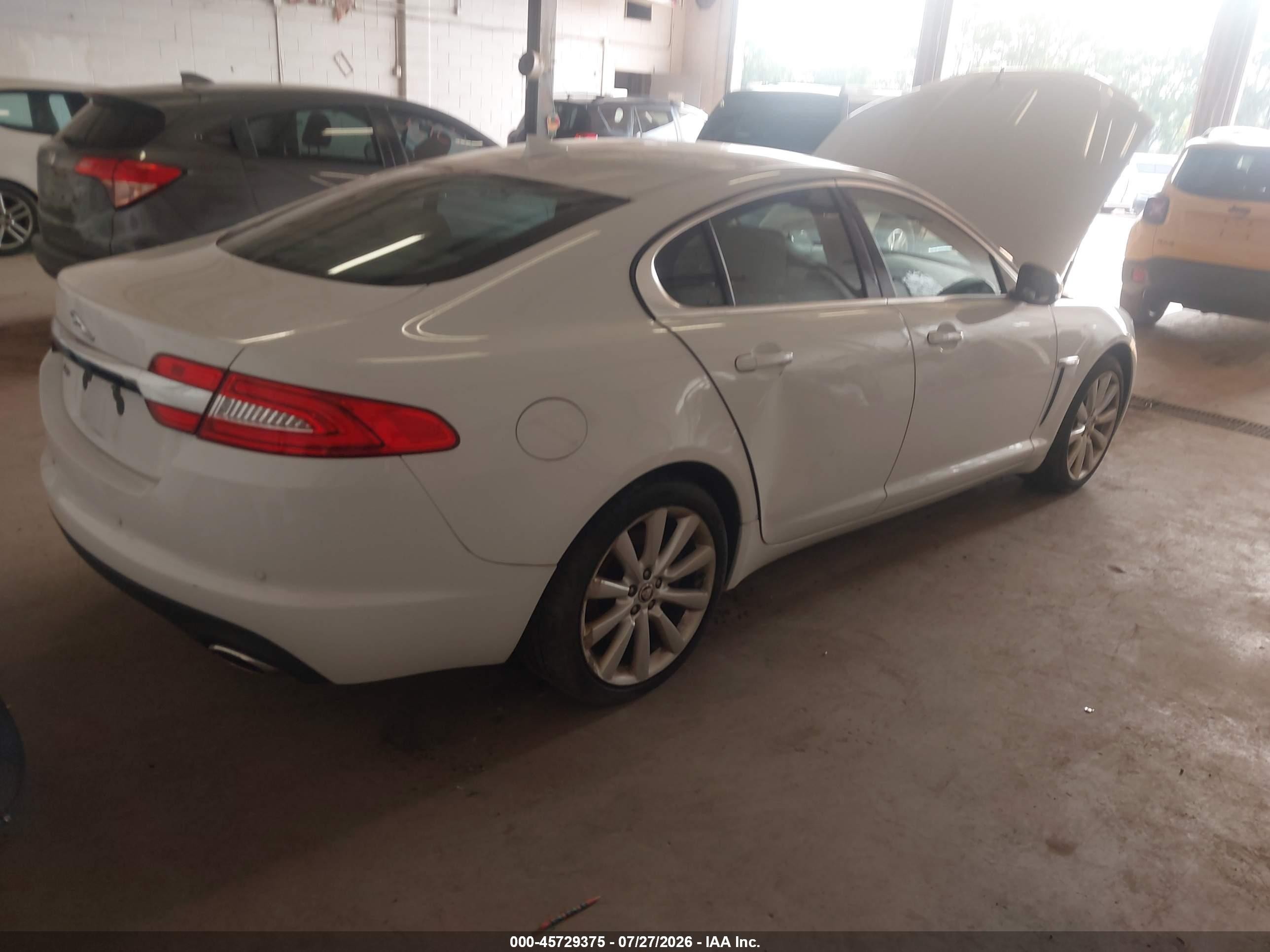2013 Jaguar Xf V6 Sc White vin: SAJWJ0EF7D8S88645