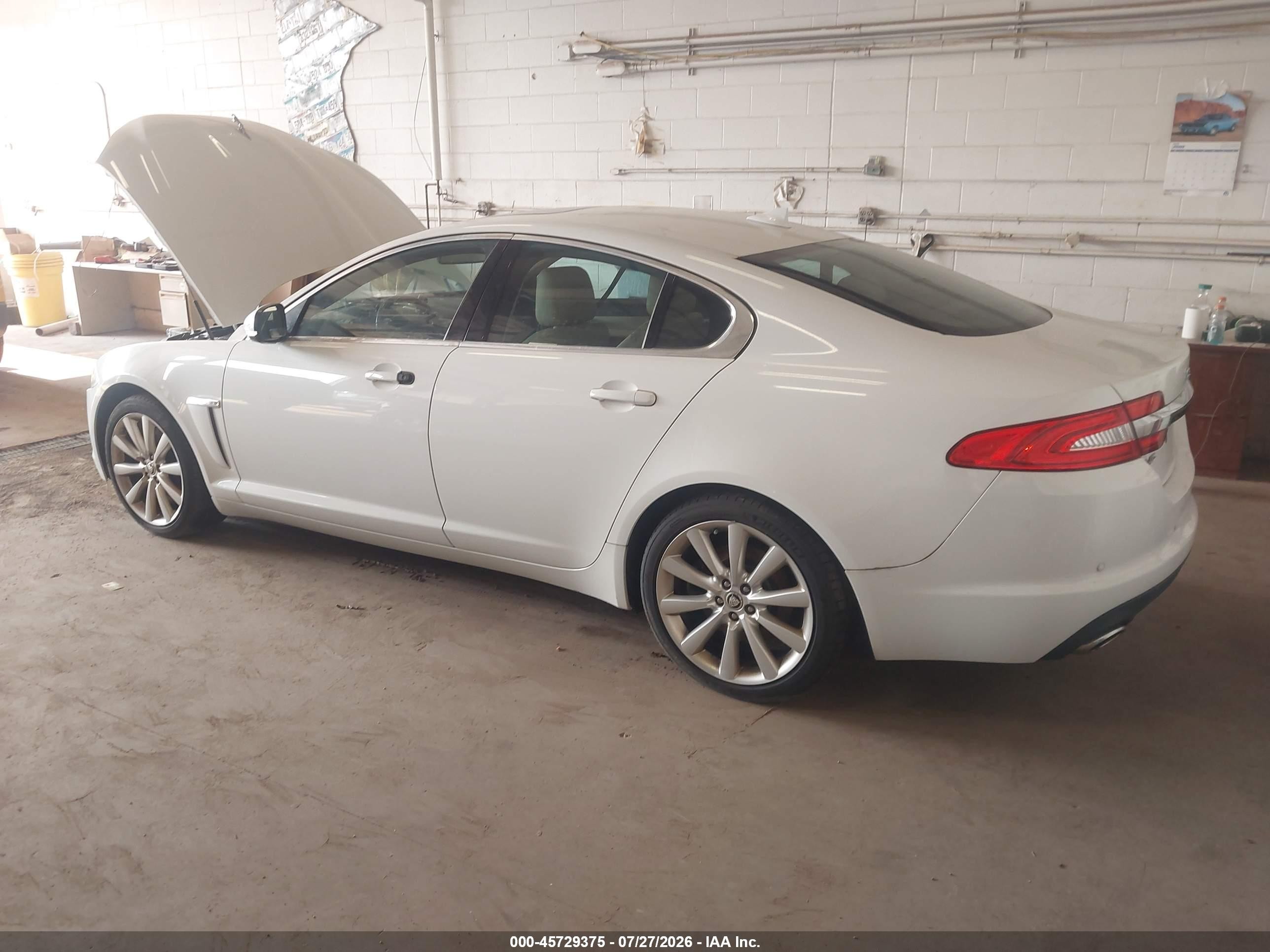 2013 Jaguar Xf V6 Sc White vin: SAJWJ0EF7D8S88645