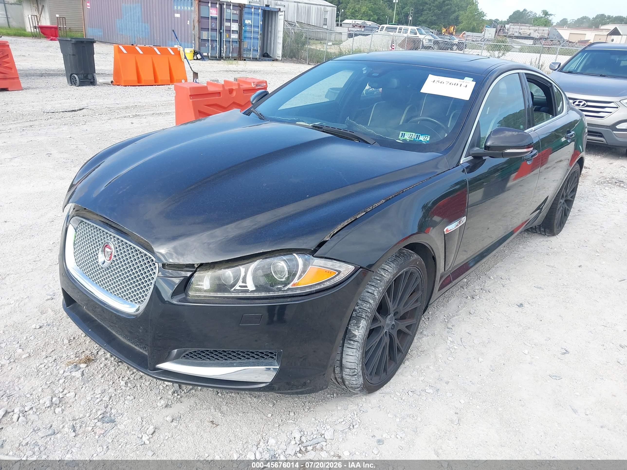 2014 Jaguar Xf V6 Sc Black vin: SAJWJ0EF8E8U09796