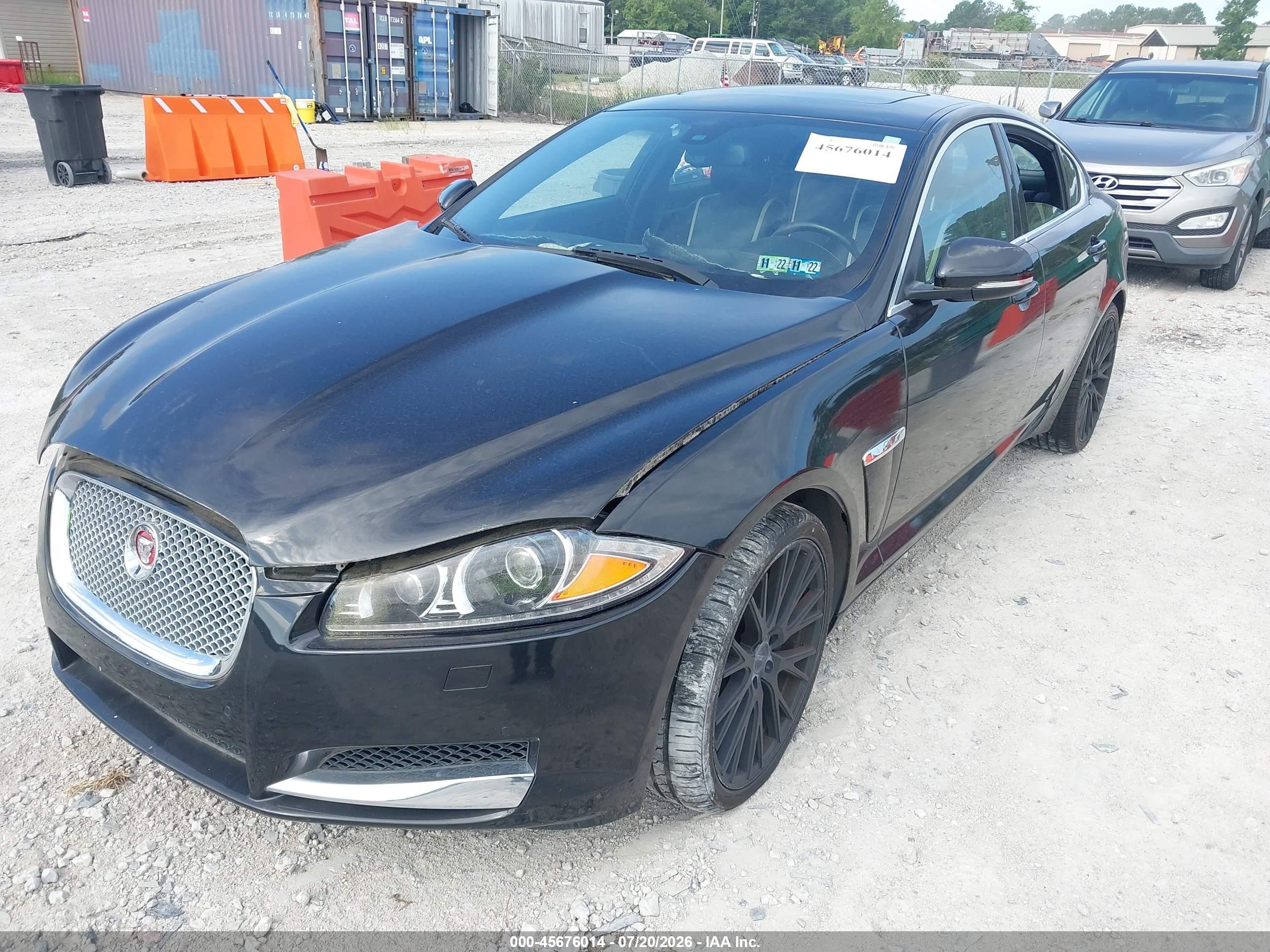 2014 Jaguar Xf V6 Sc Black vin: SAJWJ0EF8E8U09796
