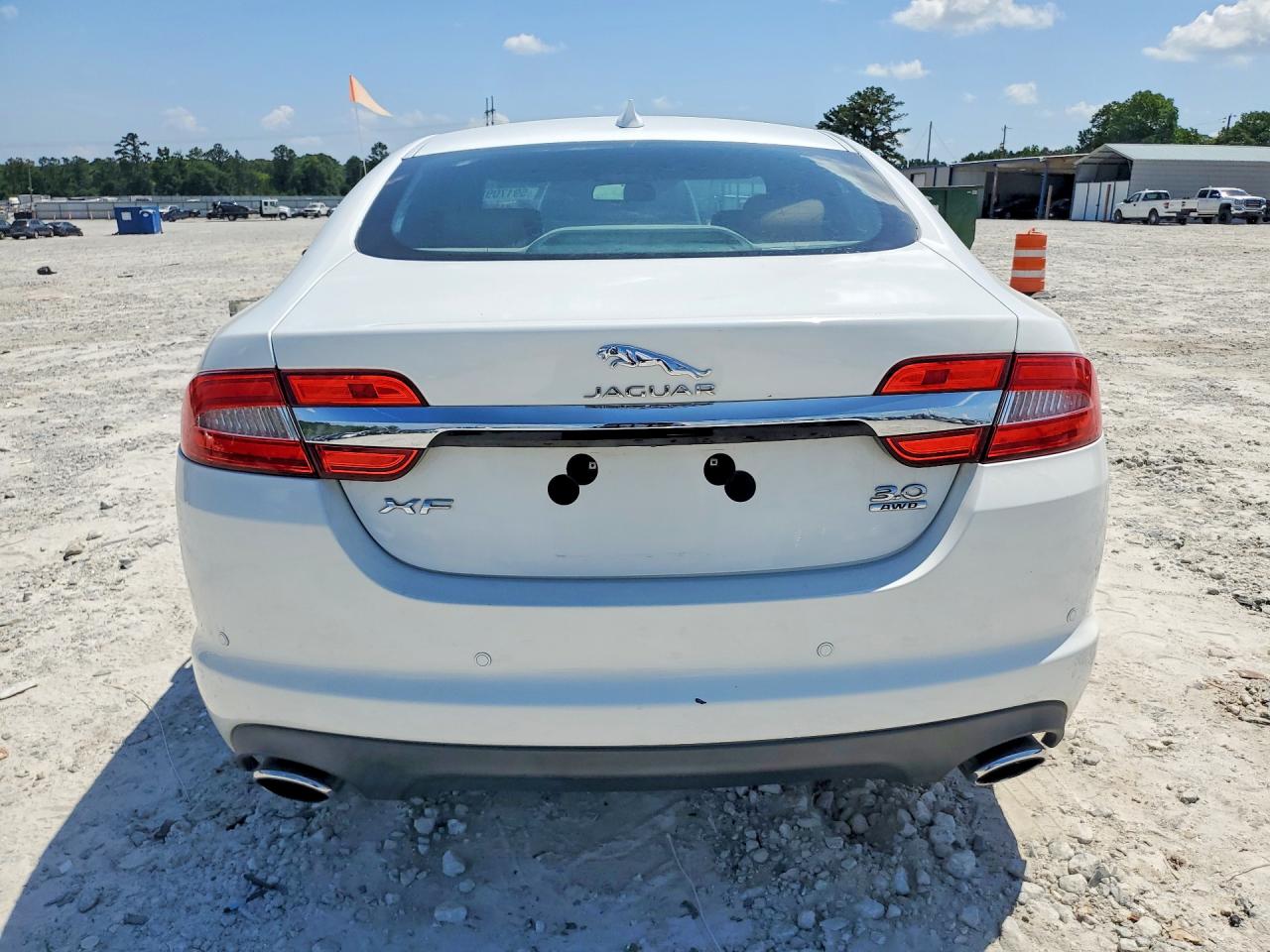 2014 Jaguar Xf Supercharged White vin: SAJWJ0EF8E8U18305