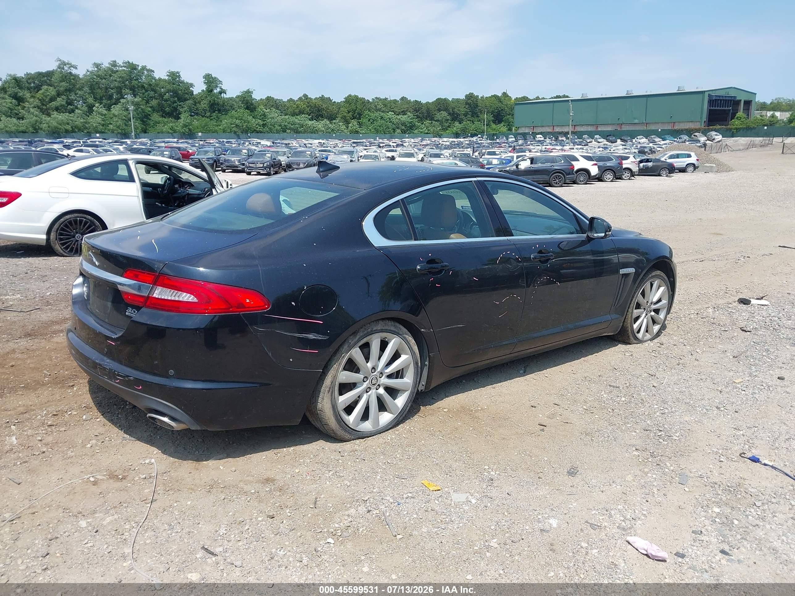 2013 Jaguar Xf V6 Sc Black vin: SAJWJ0EFXD8U03089