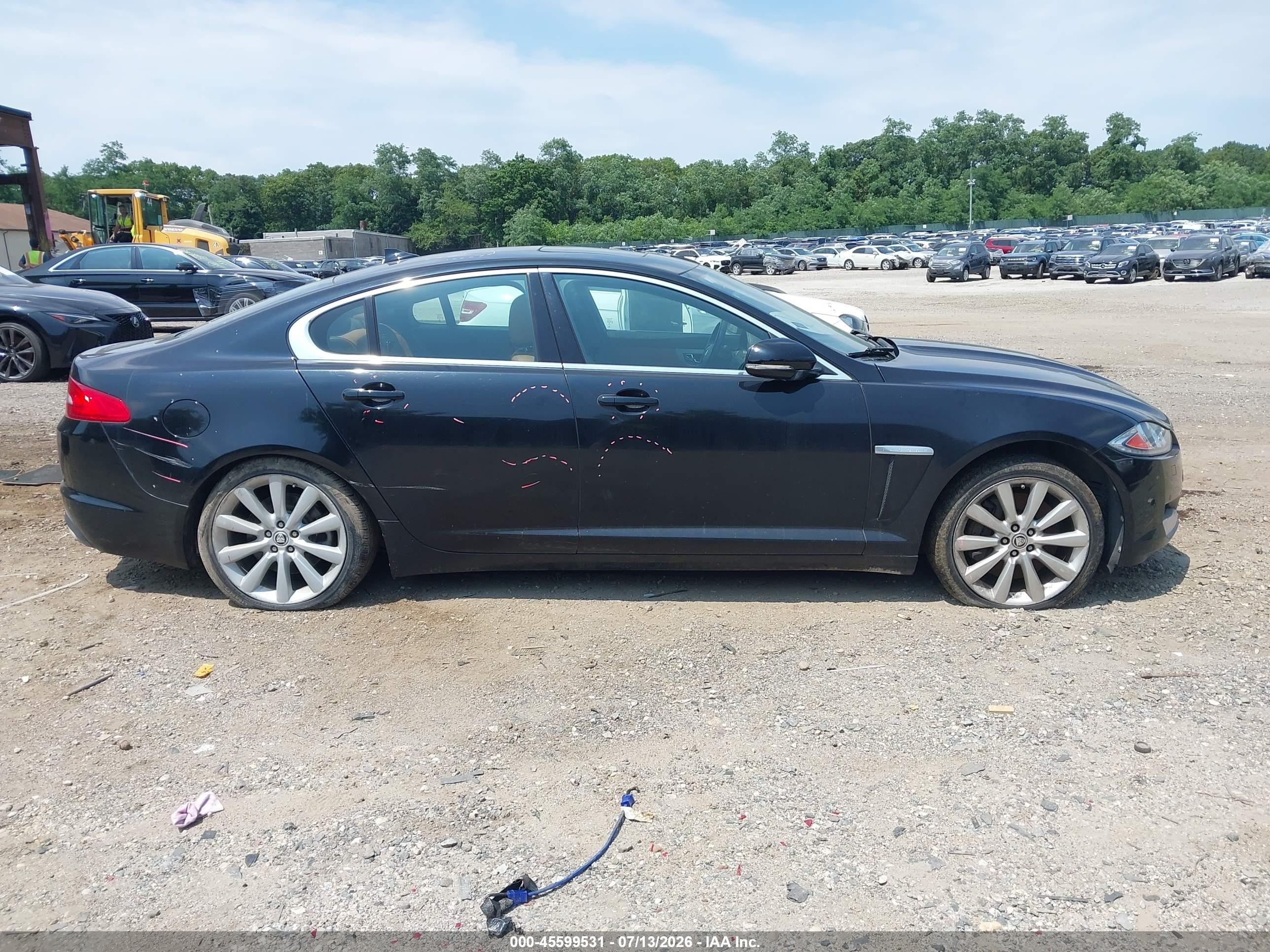 2013 Jaguar Xf V6 Sc Black vin: SAJWJ0EFXD8U03089