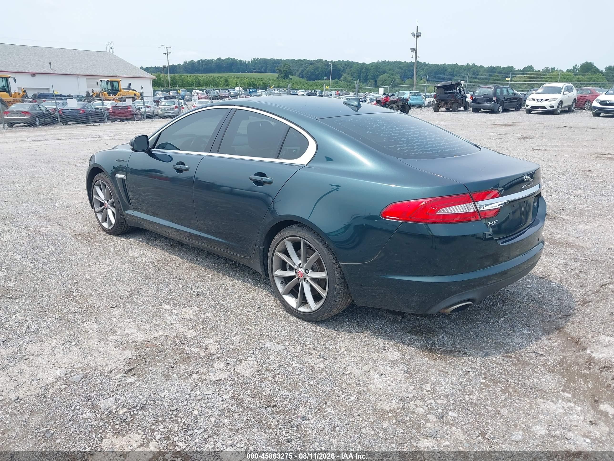 2015 Jaguar Xf 3.0 Portfolio/3.0 Sport Green vin: SAJWJ0FF0F8U57180