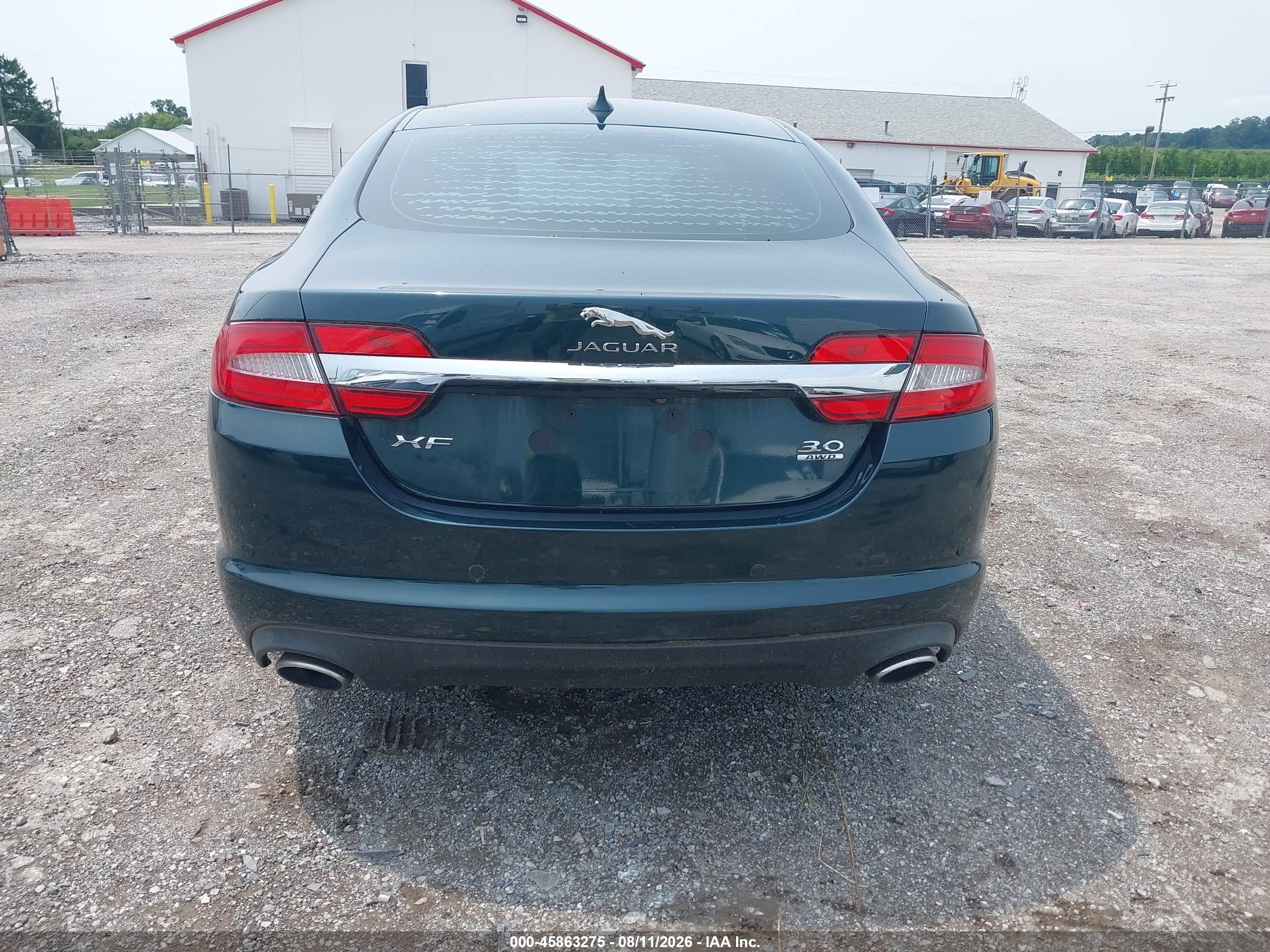 2015 Jaguar Xf 3.0 Portfolio/3.0 Sport Green vin: SAJWJ0FF0F8U57180