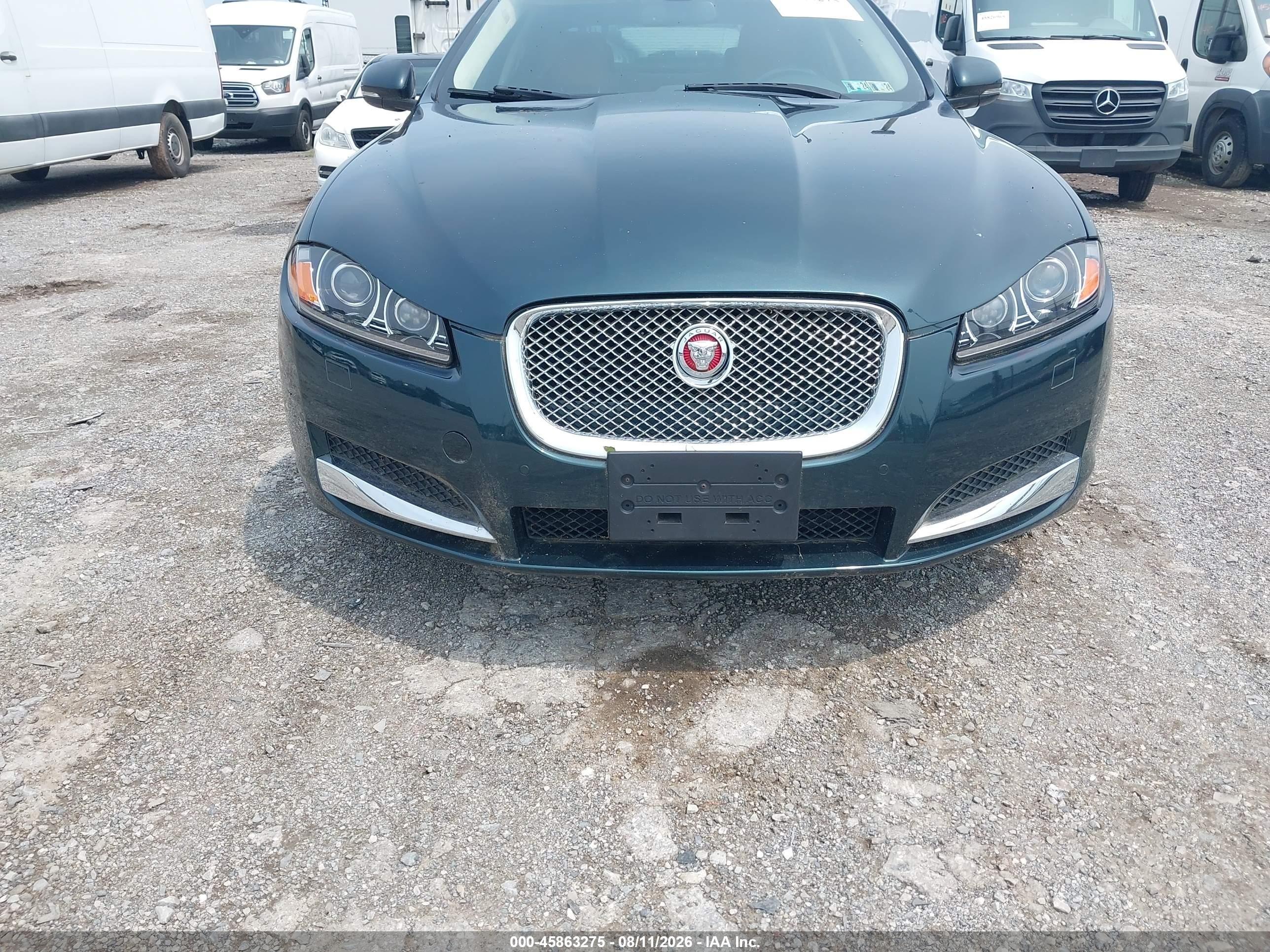 2015 Jaguar Xf 3.0 Portfolio/3.0 Sport Green vin: SAJWJ0FF0F8U57180