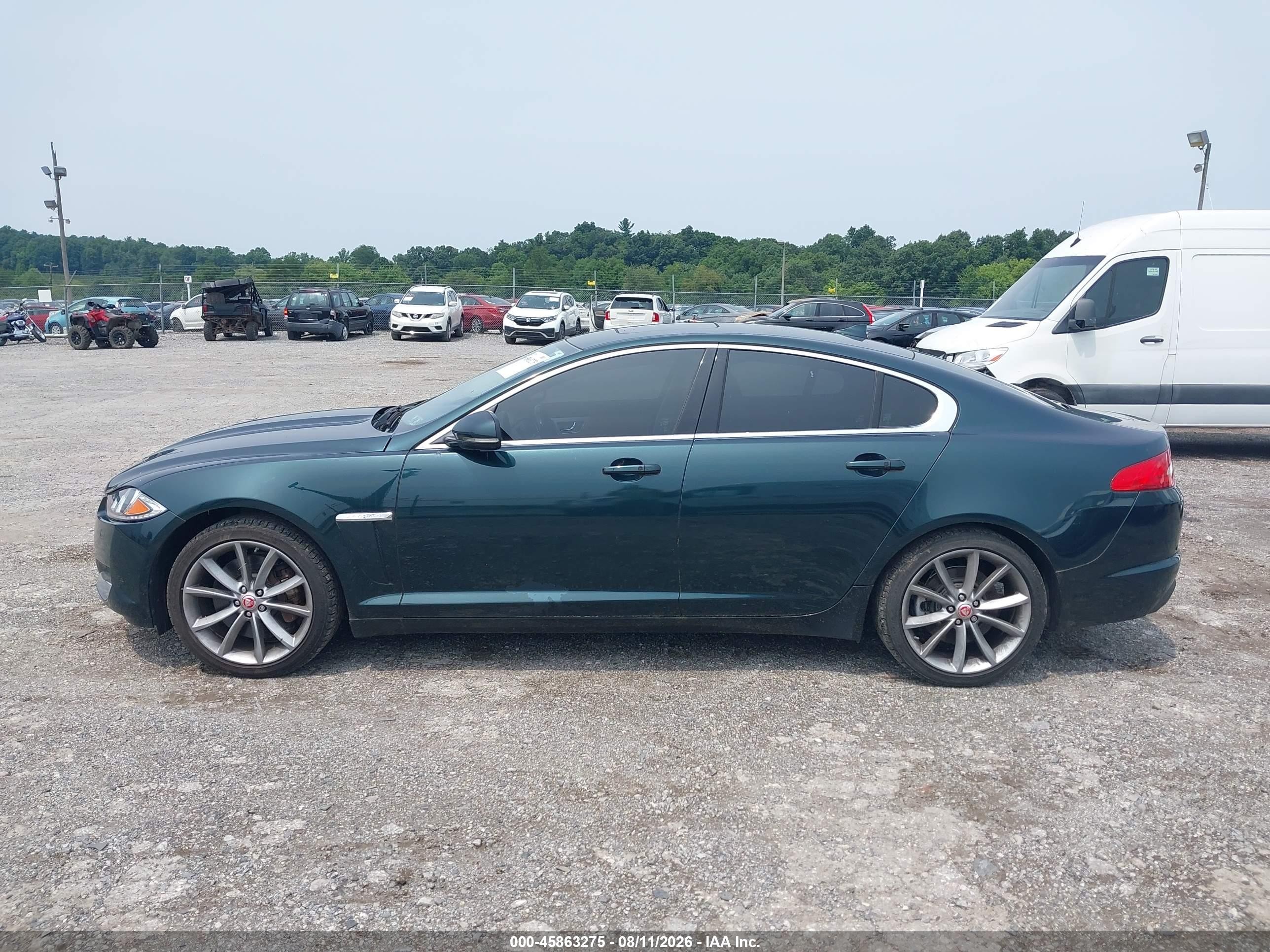 2015 Jaguar Xf 3.0 Portfolio/3.0 Sport Green vin: SAJWJ0FF0F8U57180