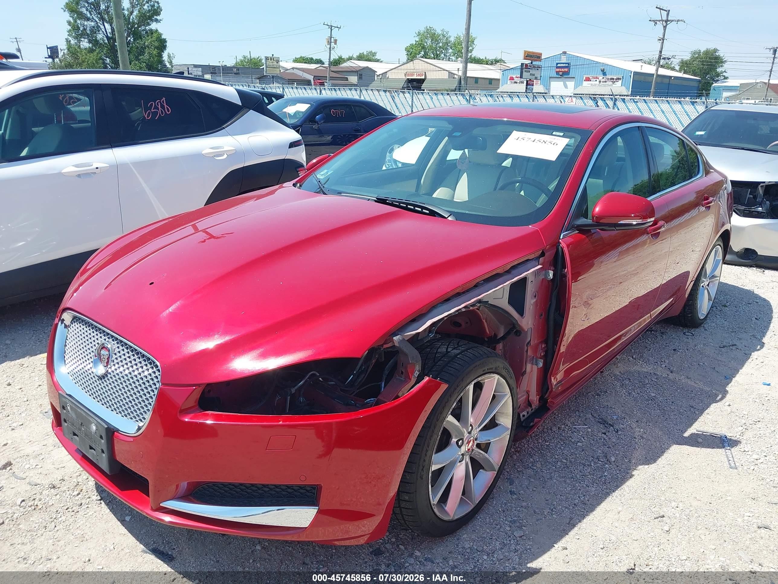 2015 Jaguar Xf 3.0 Portfolio/3.0 Sport Red vin: SAJWJ0FF0F8U76151