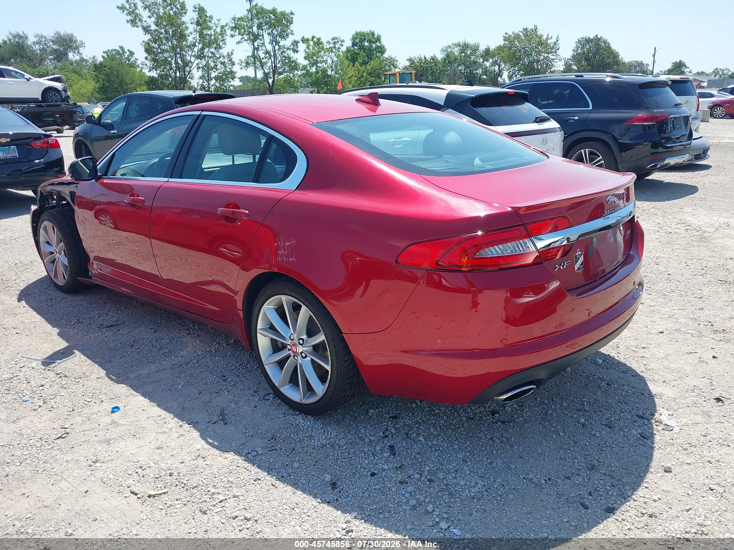 2015 Jaguar Xf 3.0 Portfolio/3.0 Sport Red vin: SAJWJ0FF0F8U76151