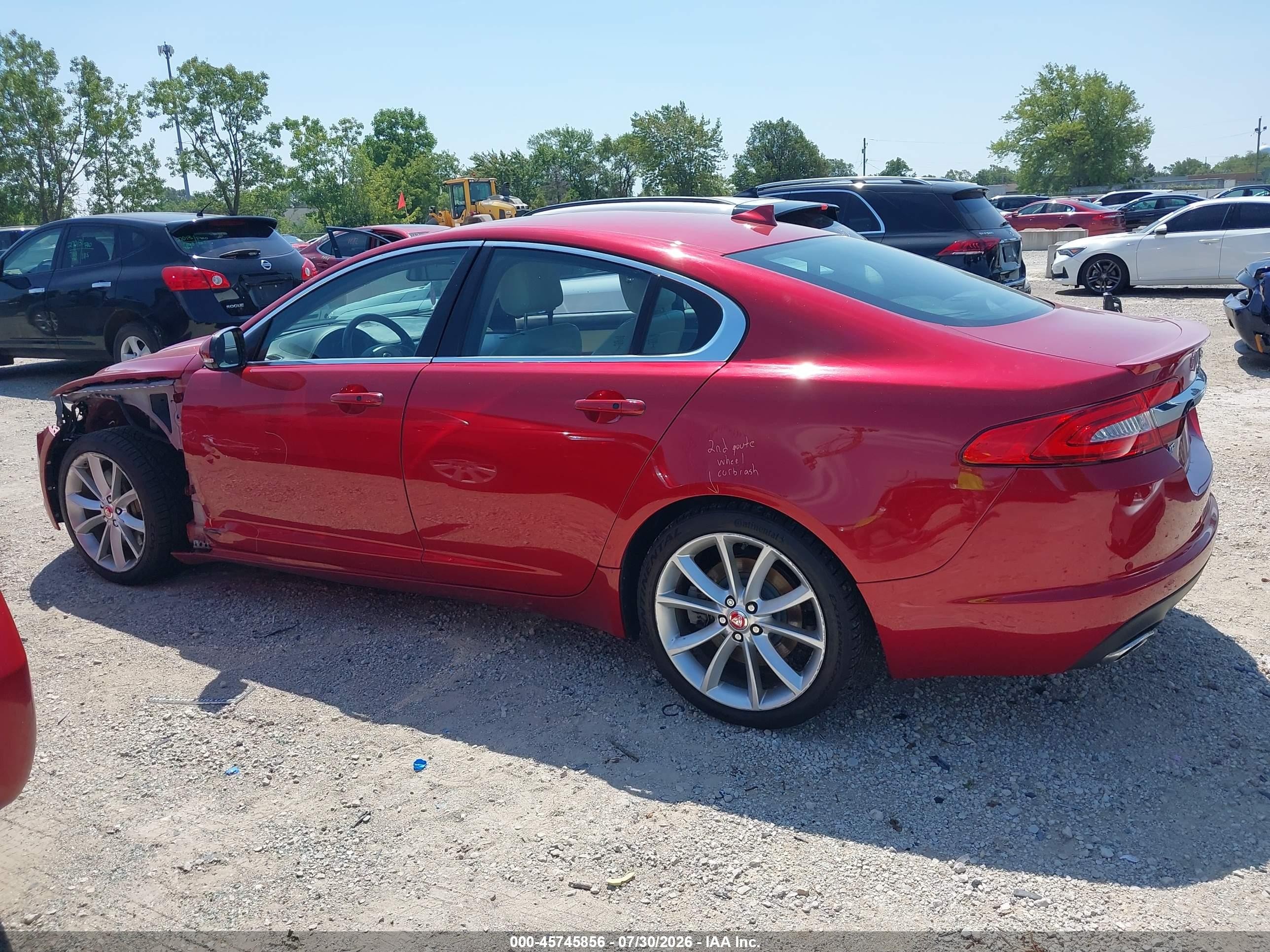 2015 Jaguar Xf 3.0 Portfolio/3.0 Sport Red vin: SAJWJ0FF0F8U76151