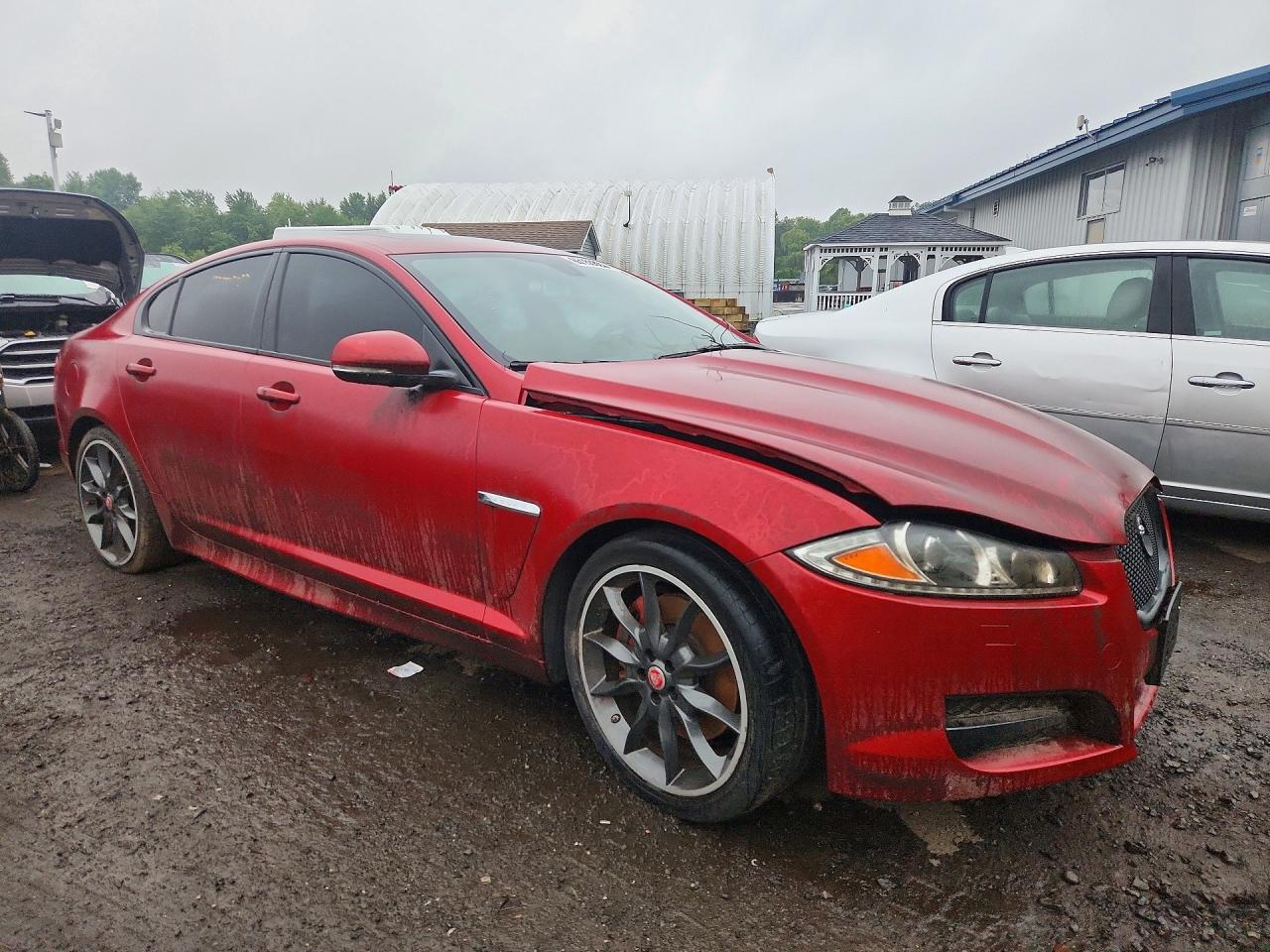 2015 Jaguar Xf 3.0 Sport Awd Red vin: SAJWJ0FF1F8U54157