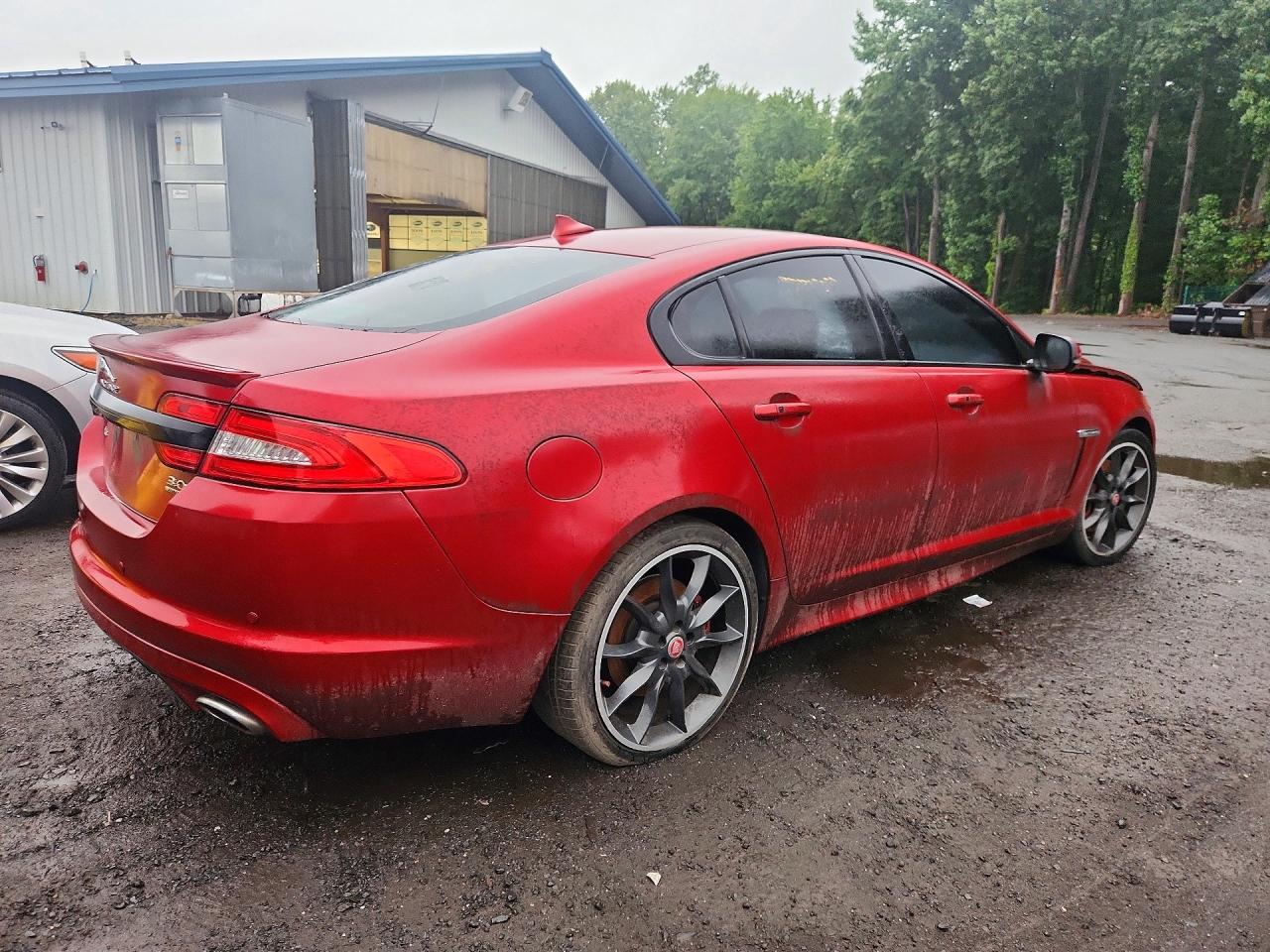 2015 Jaguar Xf 3.0 Sport Awd Red vin: SAJWJ0FF1F8U54157