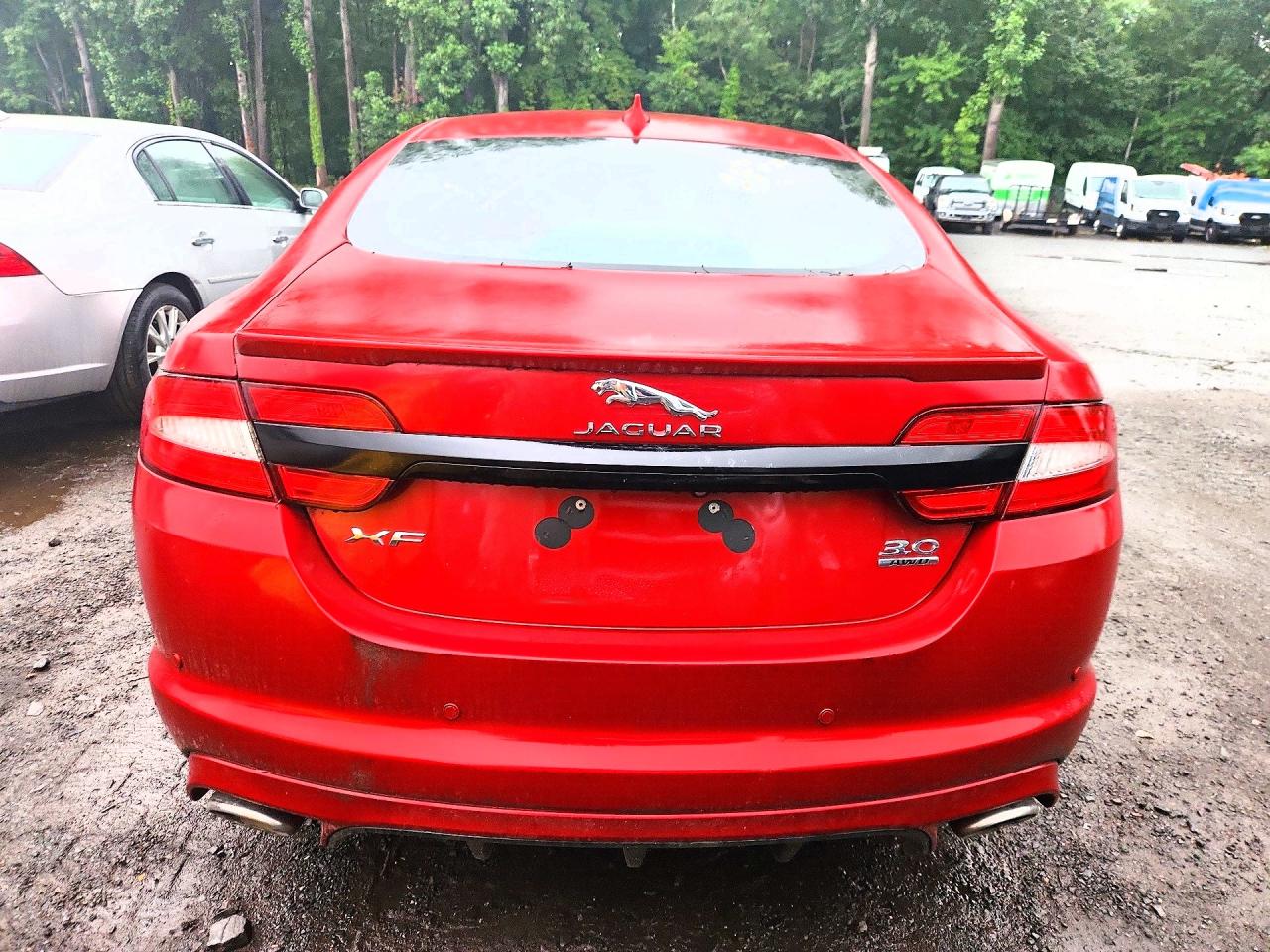 2015 Jaguar Xf 3.0 Sport Awd Red vin: SAJWJ0FF1F8U54157