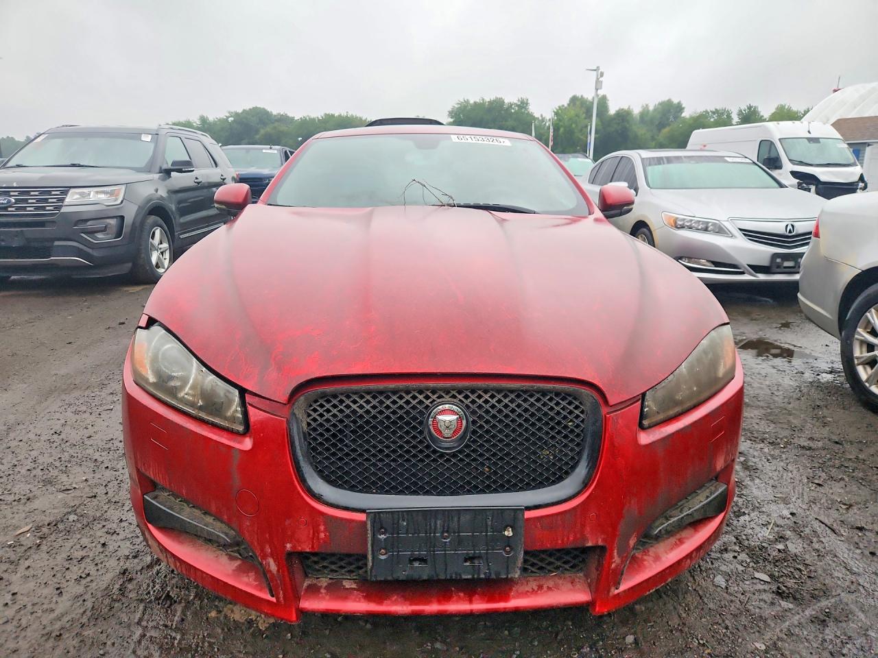 2015 Jaguar Xf 3.0 Sport Awd Red vin: SAJWJ0FF1F8U54157