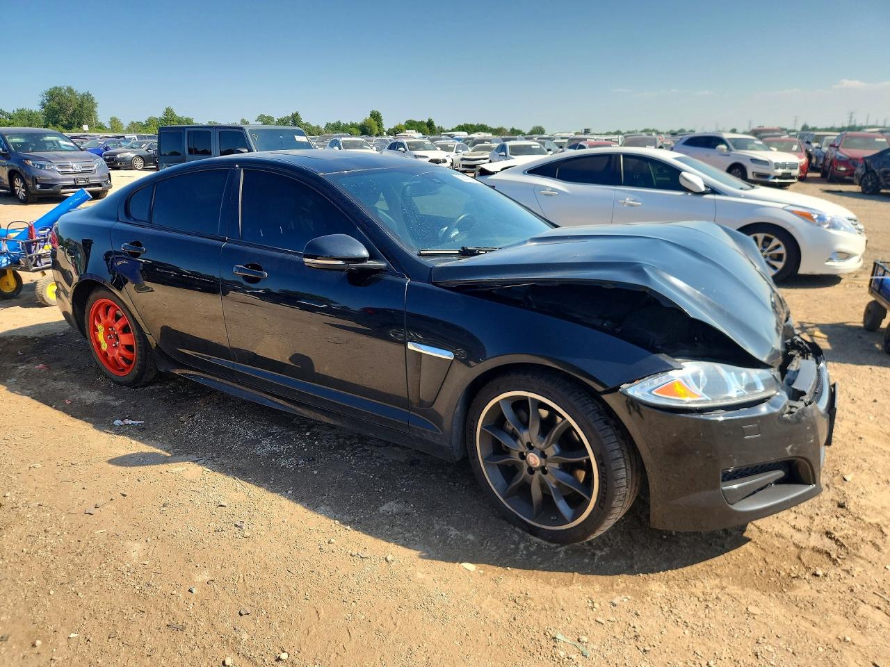 2015 Jaguar Xf 3.0 Sport Awd Black vin: SAJWJ0FF4F8U67534