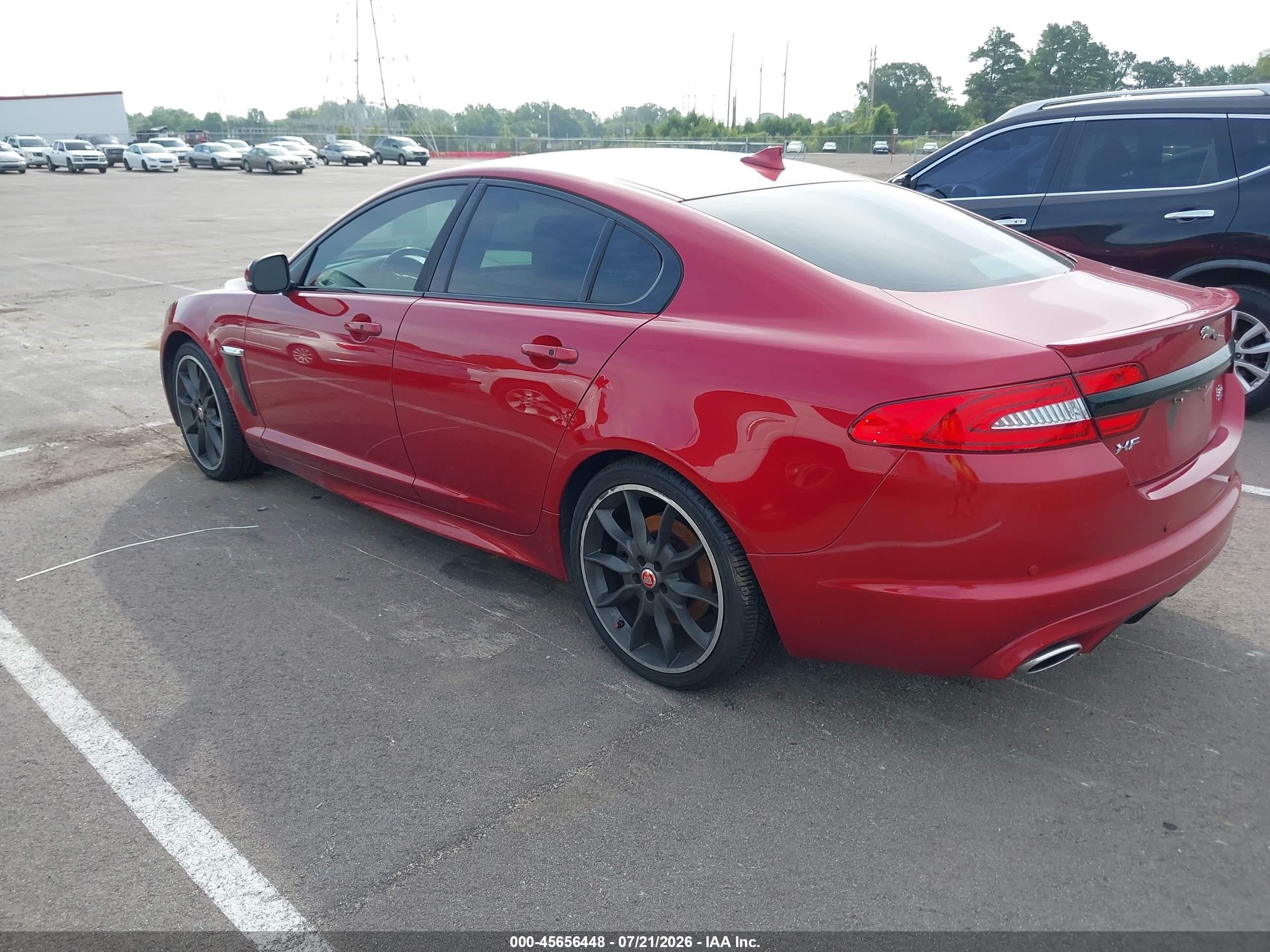 2015 Jaguar Xf 3.0 Portfolio/3.0 Sport Red vin: SAJWJ0FF5F8U60950
