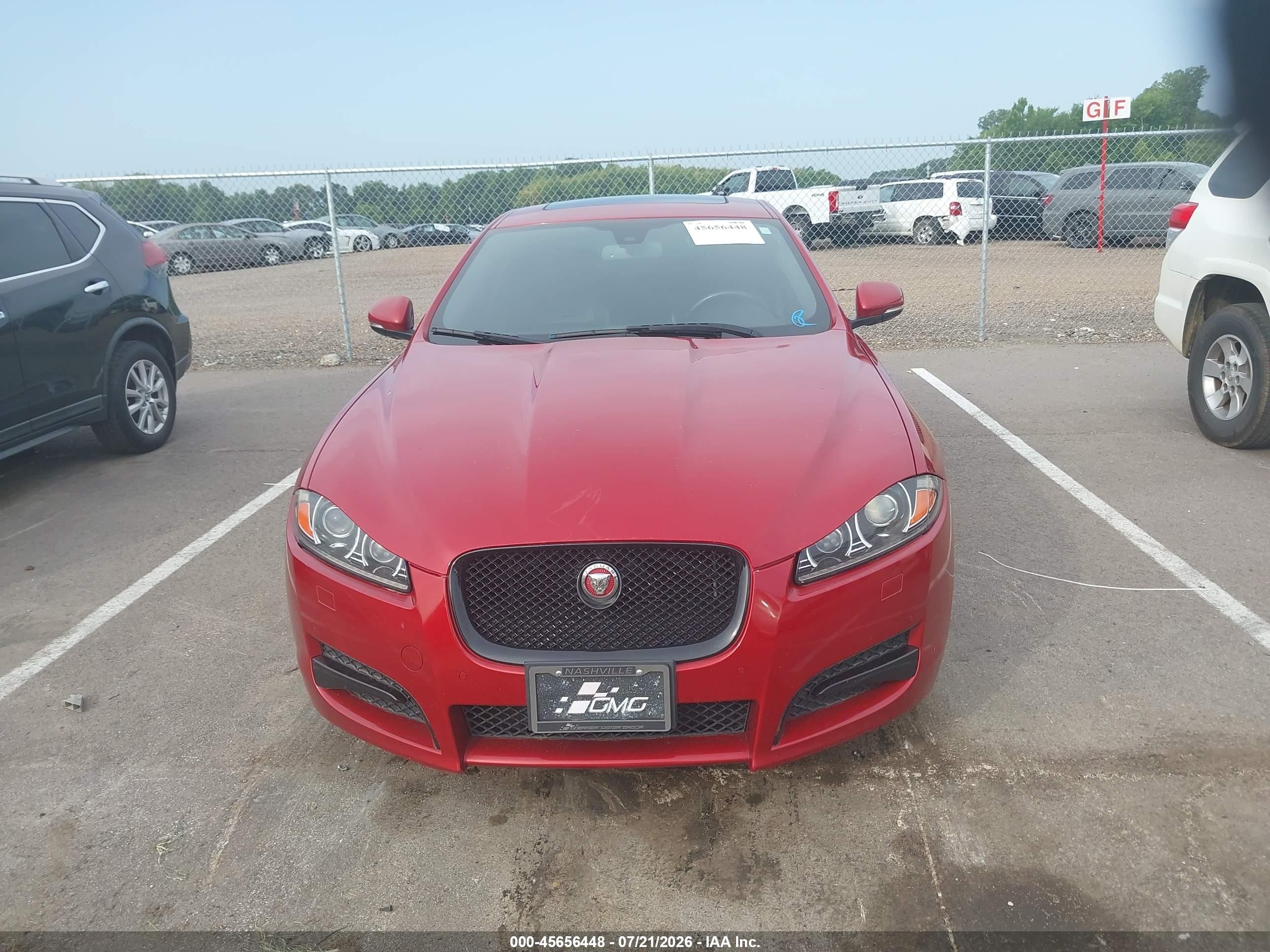 2015 Jaguar Xf 3.0 Portfolio/3.0 Sport Red vin: SAJWJ0FF5F8U60950