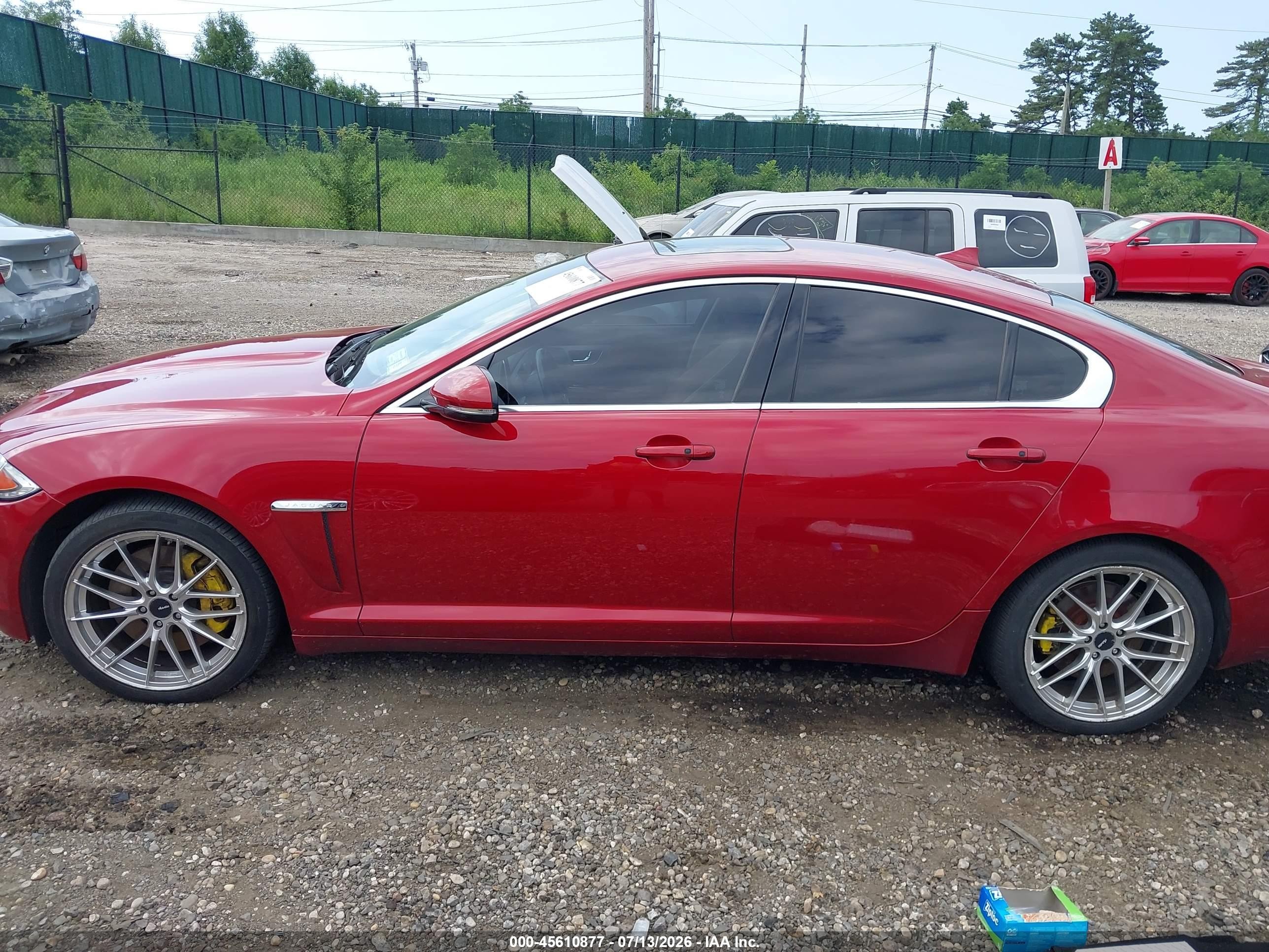 2015 Jaguar Xf 3.0 Portfolio/3.0 Sport Red vin: SAJWJ0FF9F8U64970