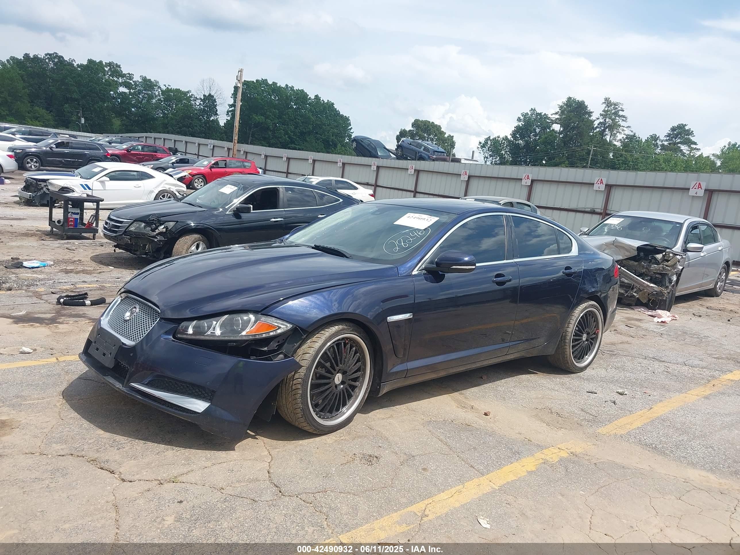 2015 Jaguar Xf 3.0 Portfolio/3.0 Sport Blue vin: SAJWJ0FFXF8U66596