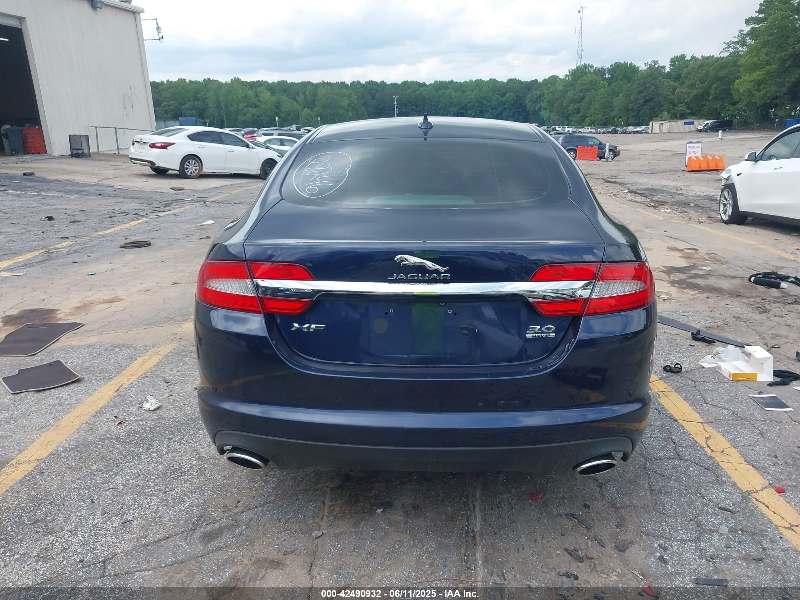2015 Jaguar Xf 3.0 Portfolio/3.0 Sport Blue vin: SAJWJ0FFXF8U66596