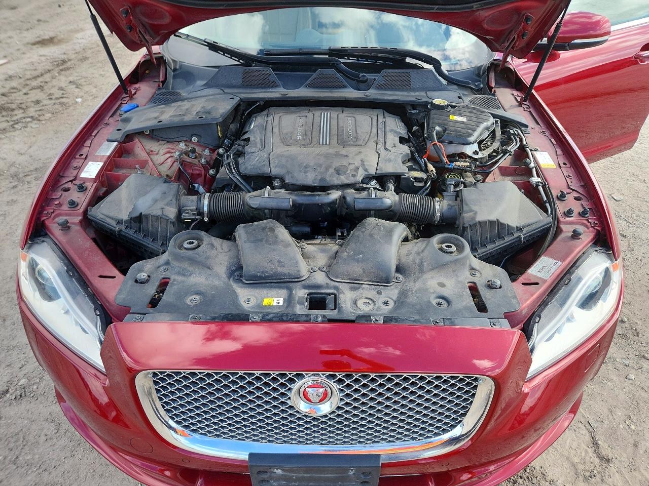 2014 Jaguar Xj Red vin: SAJWJ1CD4E8V66006