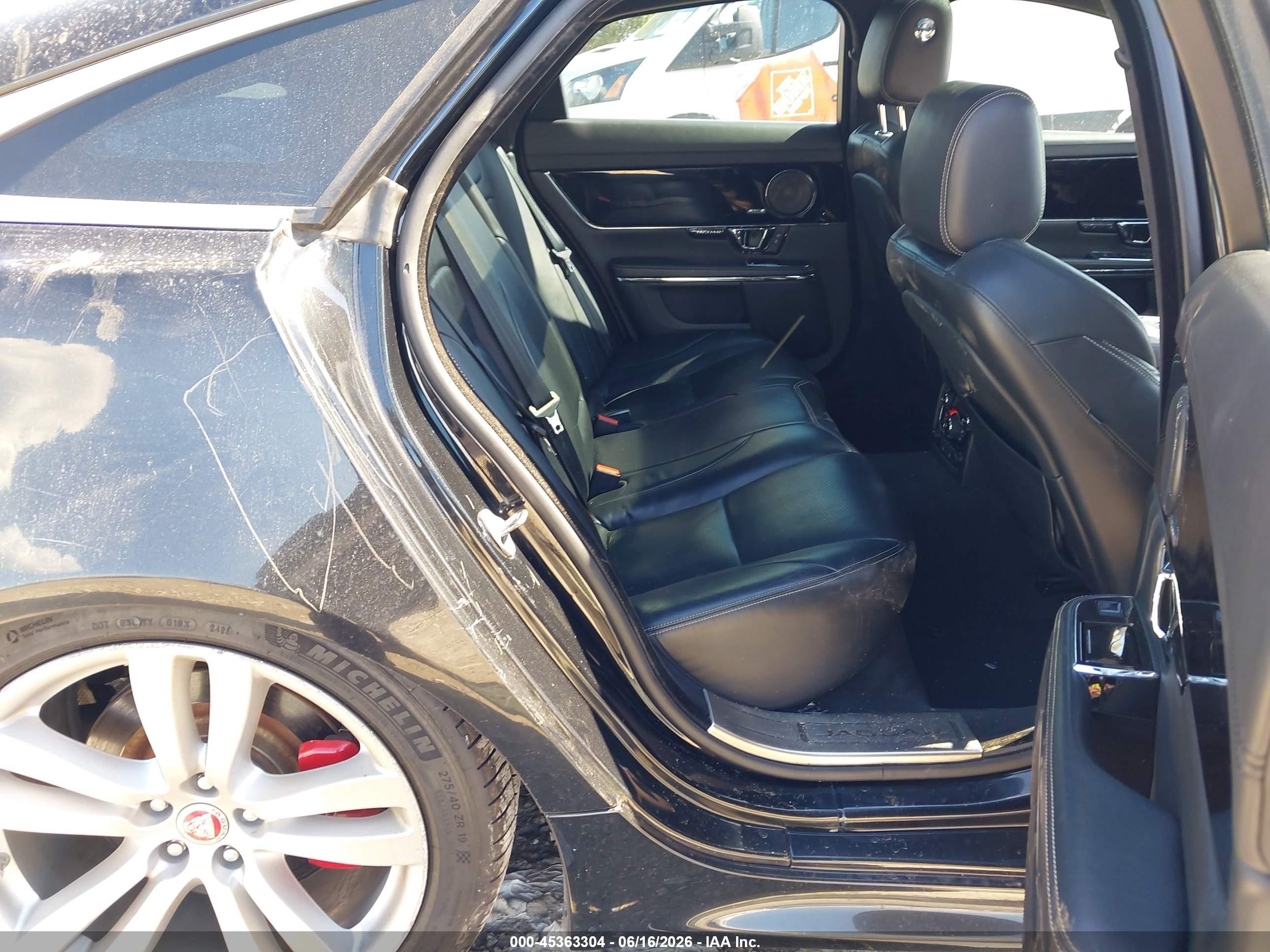 2015 Jaguar Xj   Black vin: SAJWJ1CD4F8V86306
