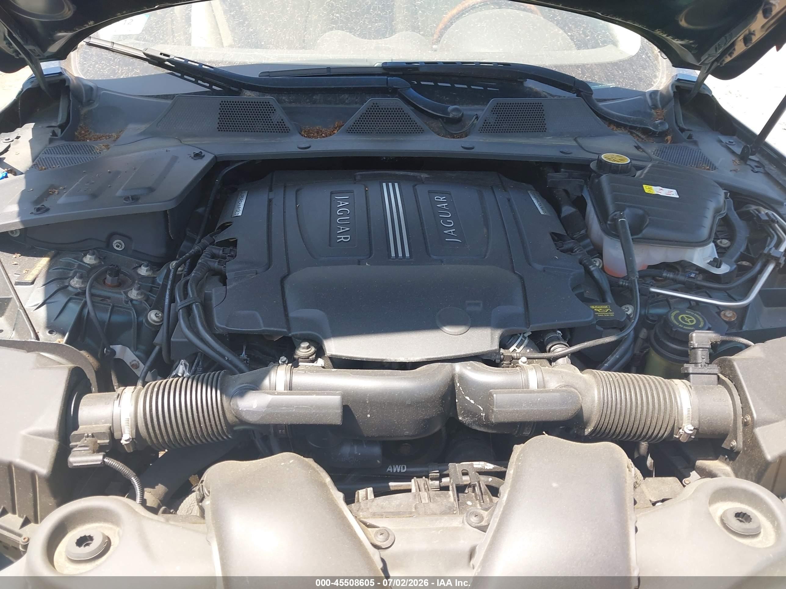 2013 Jaguar Xj Xjl Portfolio Зеленый vin: SAJWJ2GD2D8V50109