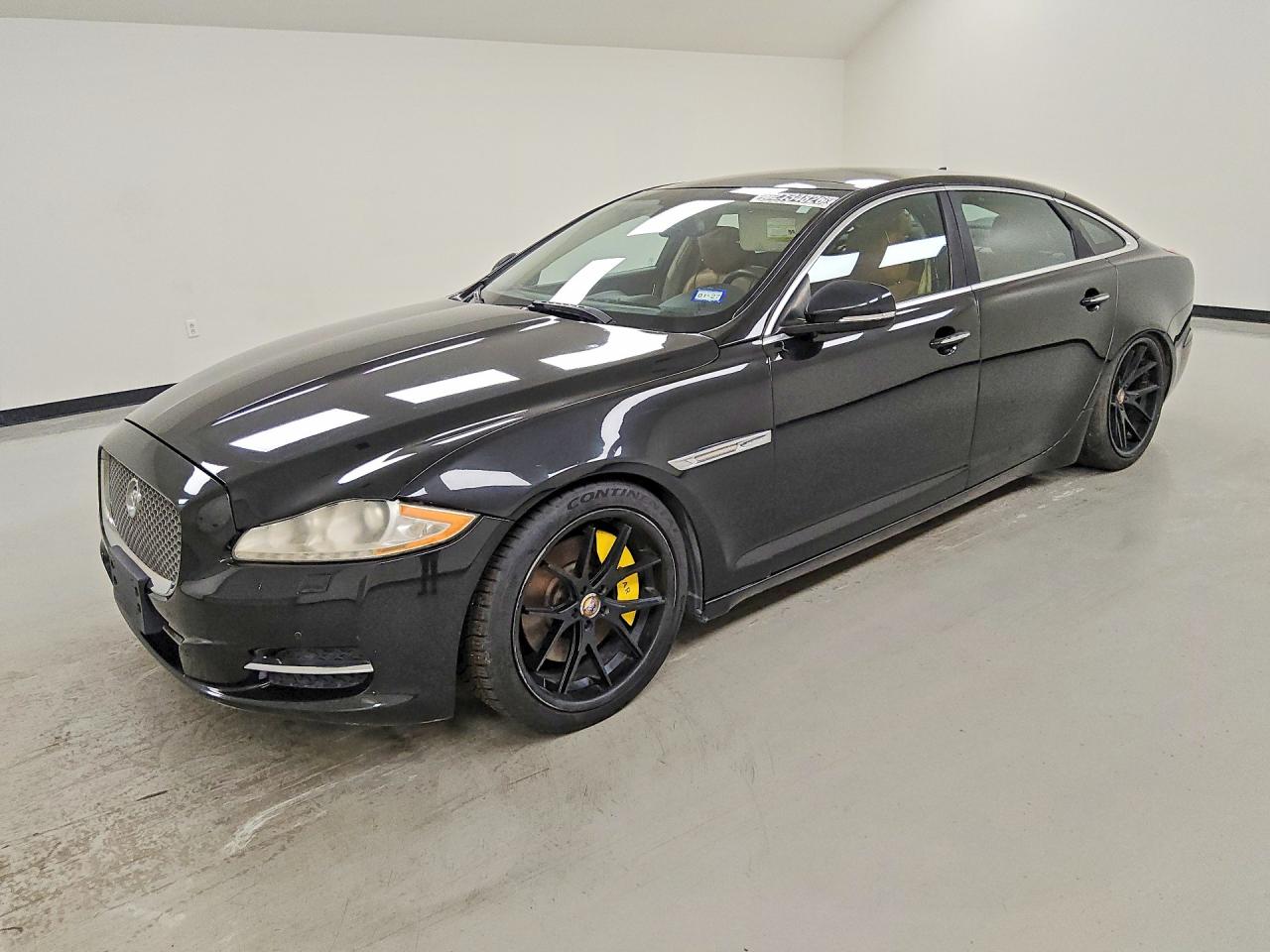 2014 Jaguar Xjl Portfolio Черный vin: SAJWJ2GD2E8V66439
