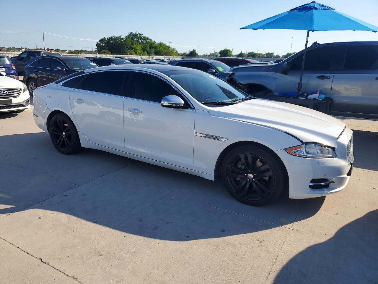 2015 Jaguar Xjl Portfolio White vin: SAJWJ2GD3F8V84238