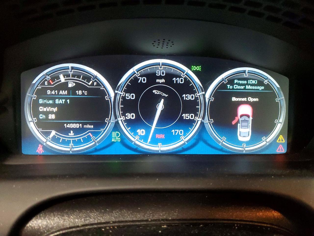 2013 Jaguar Xjl Portfolio Green vin: SAJWJ2GD5D8V44952