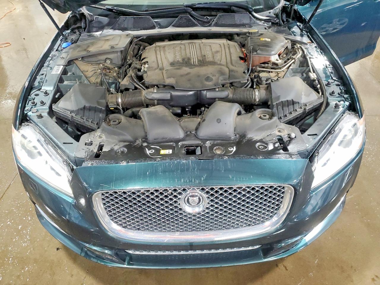 2013 Jaguar Xjl Portfolio Green vin: SAJWJ2GD5D8V44952