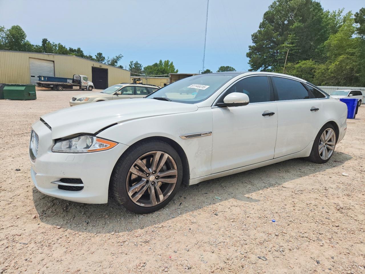 2015 Jaguar Xjl Portfolio White vin: SAJWJ2GD8F8V88561