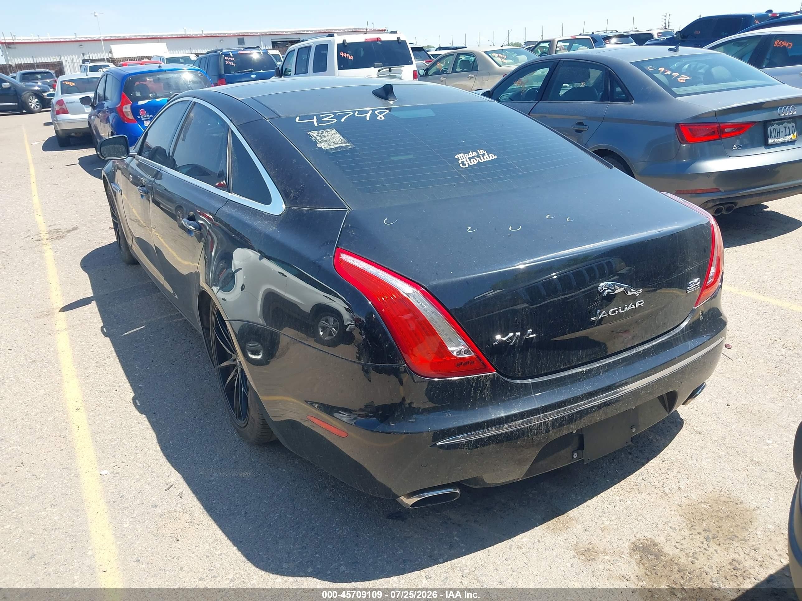 2014 Jaguar Xj Xjl Portfolio Black vin: SAJWJ2GD9E8V61514