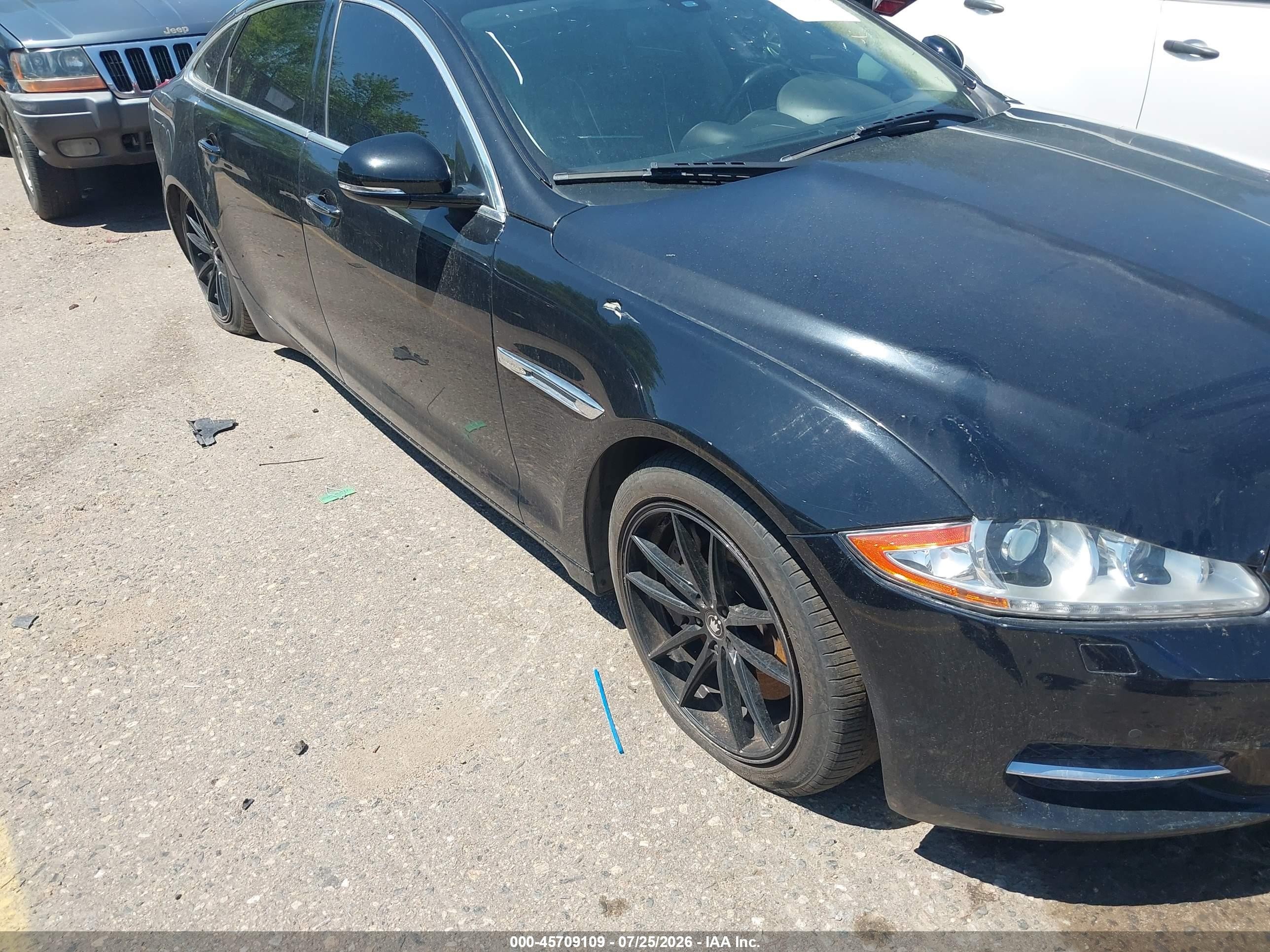 2014 Jaguar Xj Xjl Portfolio Black vin: SAJWJ2GD9E8V61514