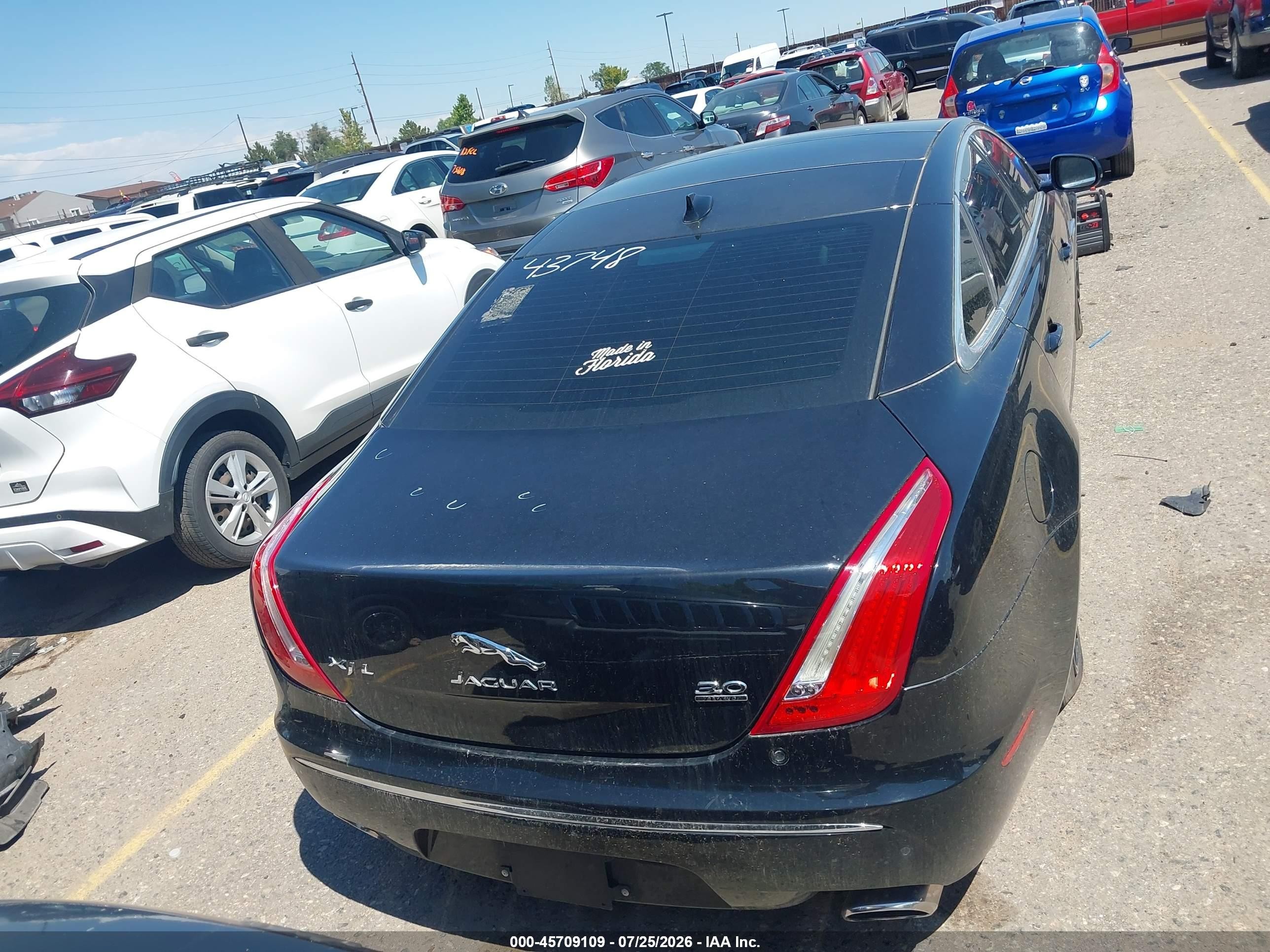 2014 Jaguar Xj Xjl Portfolio Black vin: SAJWJ2GD9E8V61514