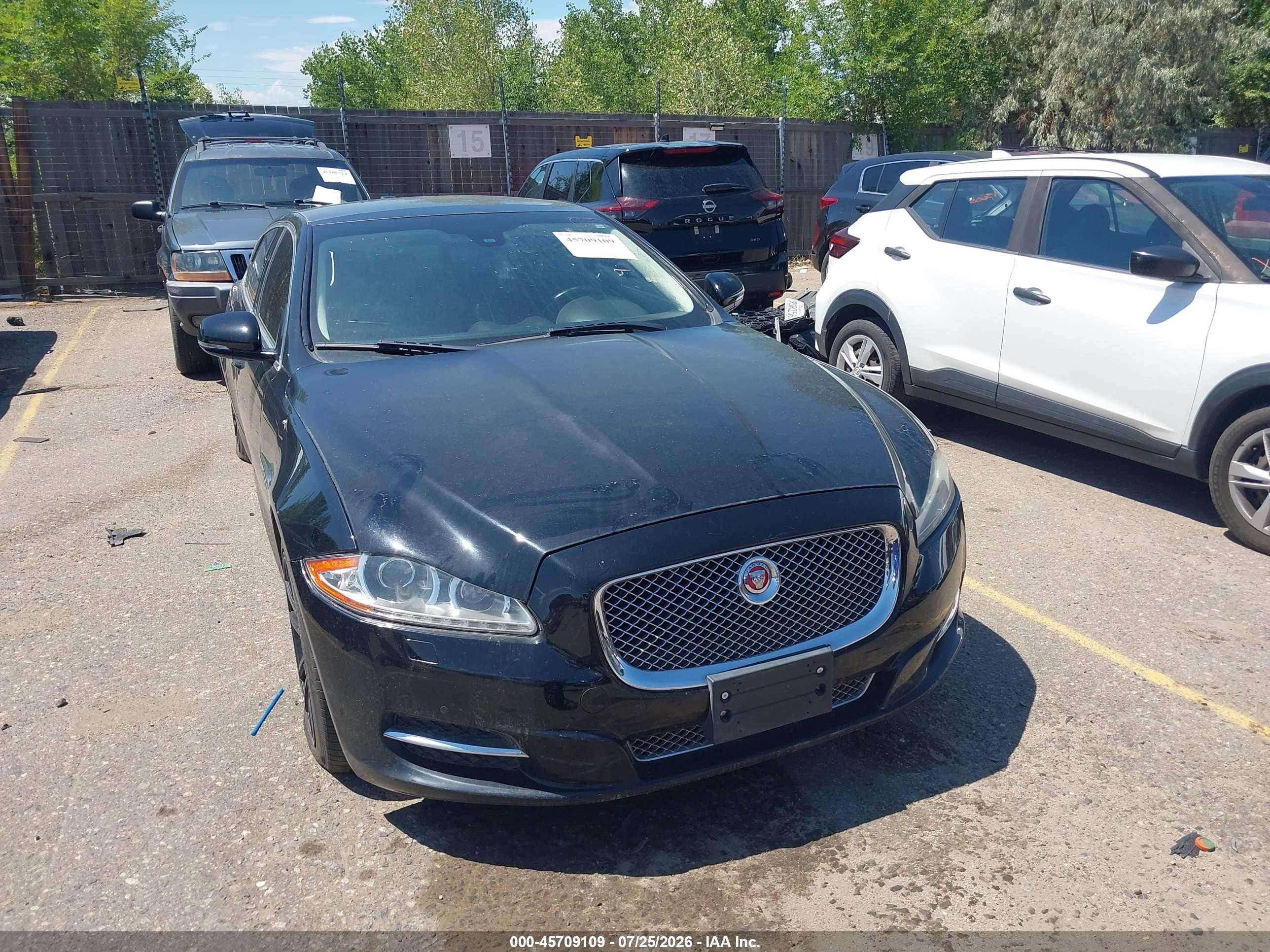 2014 Jaguar Xj Xjl Portfolio Black vin: SAJWJ2GD9E8V61514
