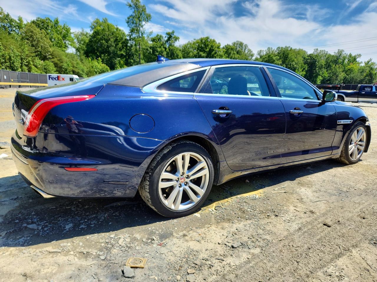 2014 Jaguar Xjl Portfolio Синий vin: SAJWJ2GD9E8V65689